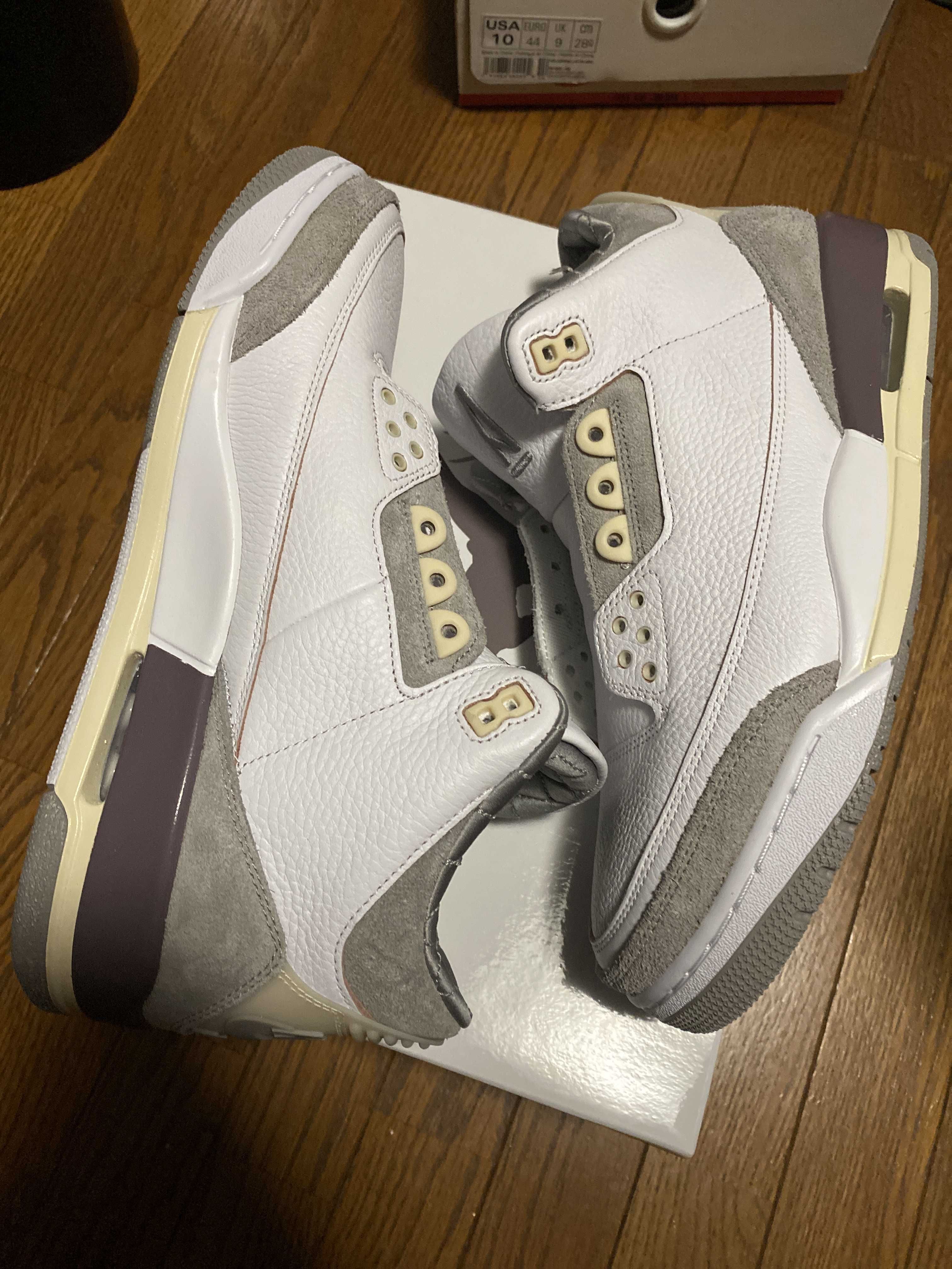 A Ma Maniere × Nike Women's Air Jordan 3 Retro SP "White/Medium Grey Violet Ore"