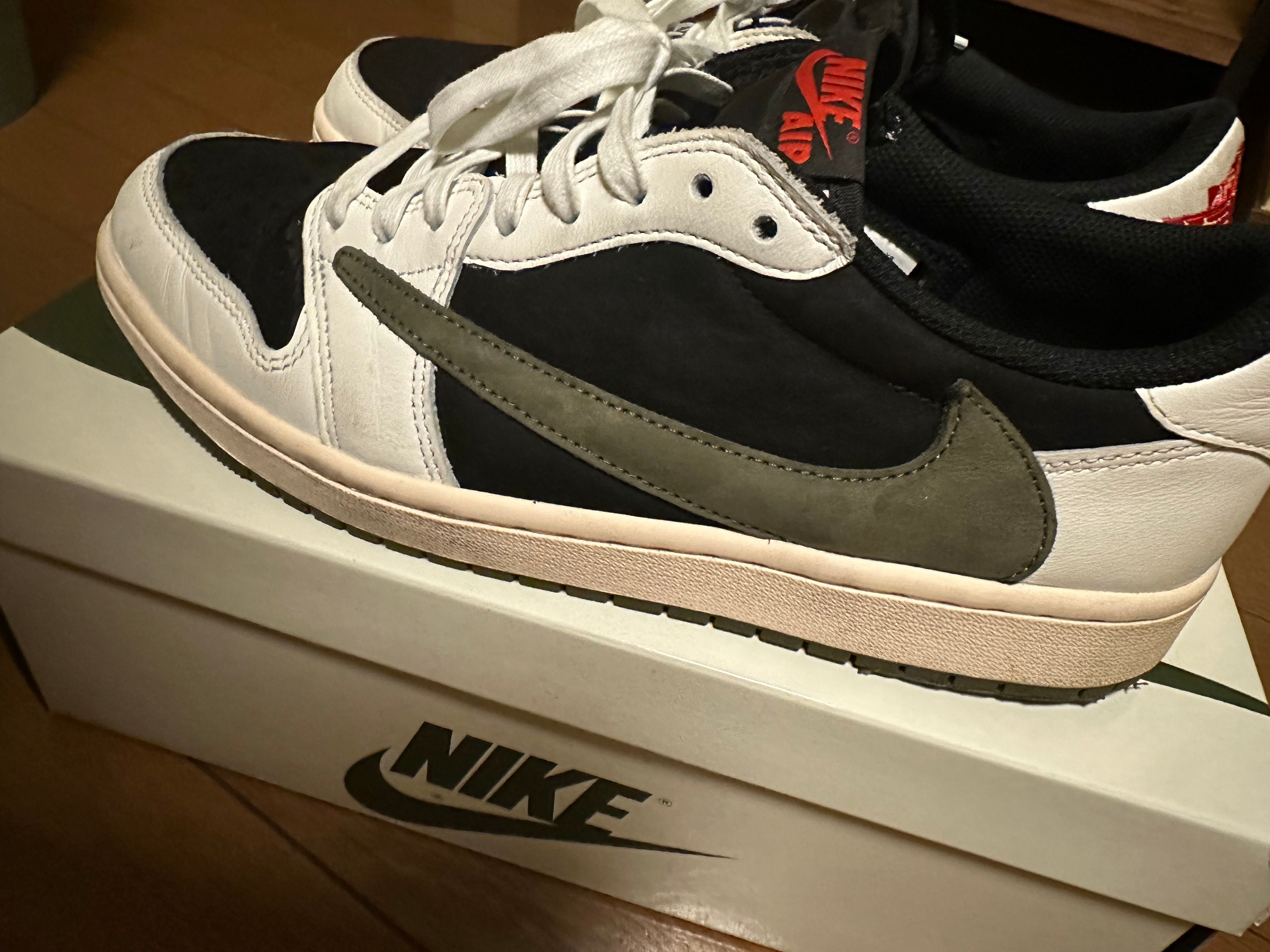 Travis Scott × Nike Women's Air Jordan 1 Low OG "Medium Olive"