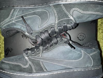 Travis Scott × Nike Air Jordan 1 Low OG SP "Black Phantom"