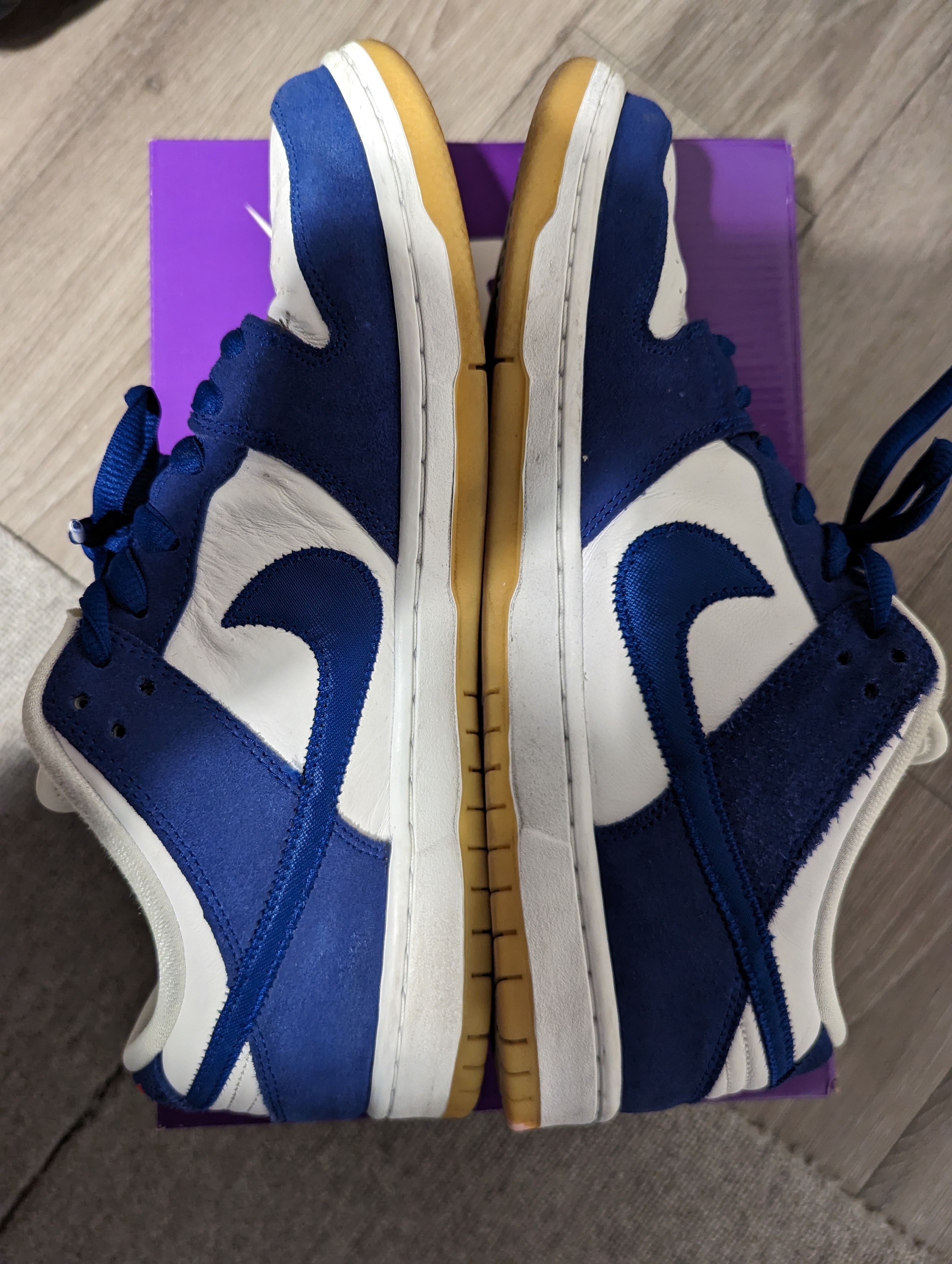 Nike SB Dunk Low "Los Angeles Dodgers/Deep Royal Blue"
