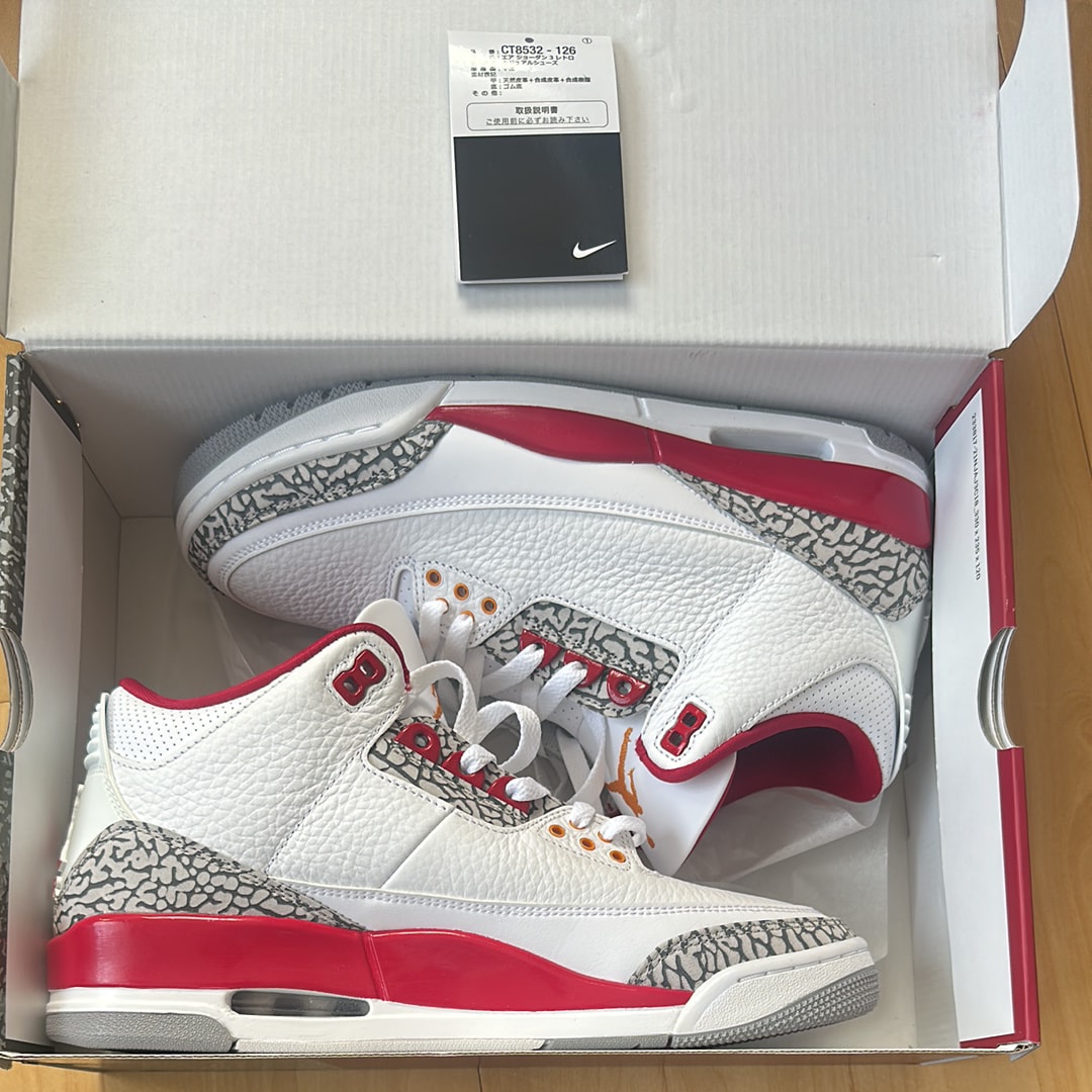 Nike Air Jordan 3 "Cardinal Red"