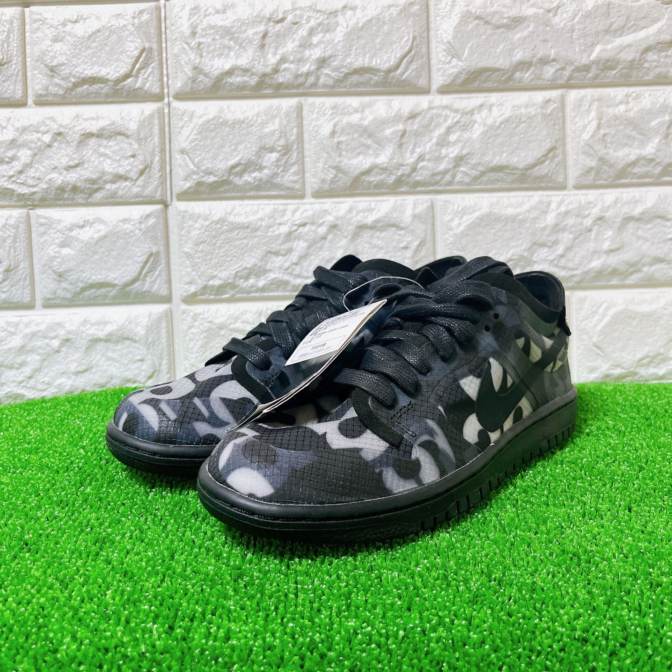 COMME des GARCONS × NIKE DUNK LOW Women's "BLACK/BLACK"