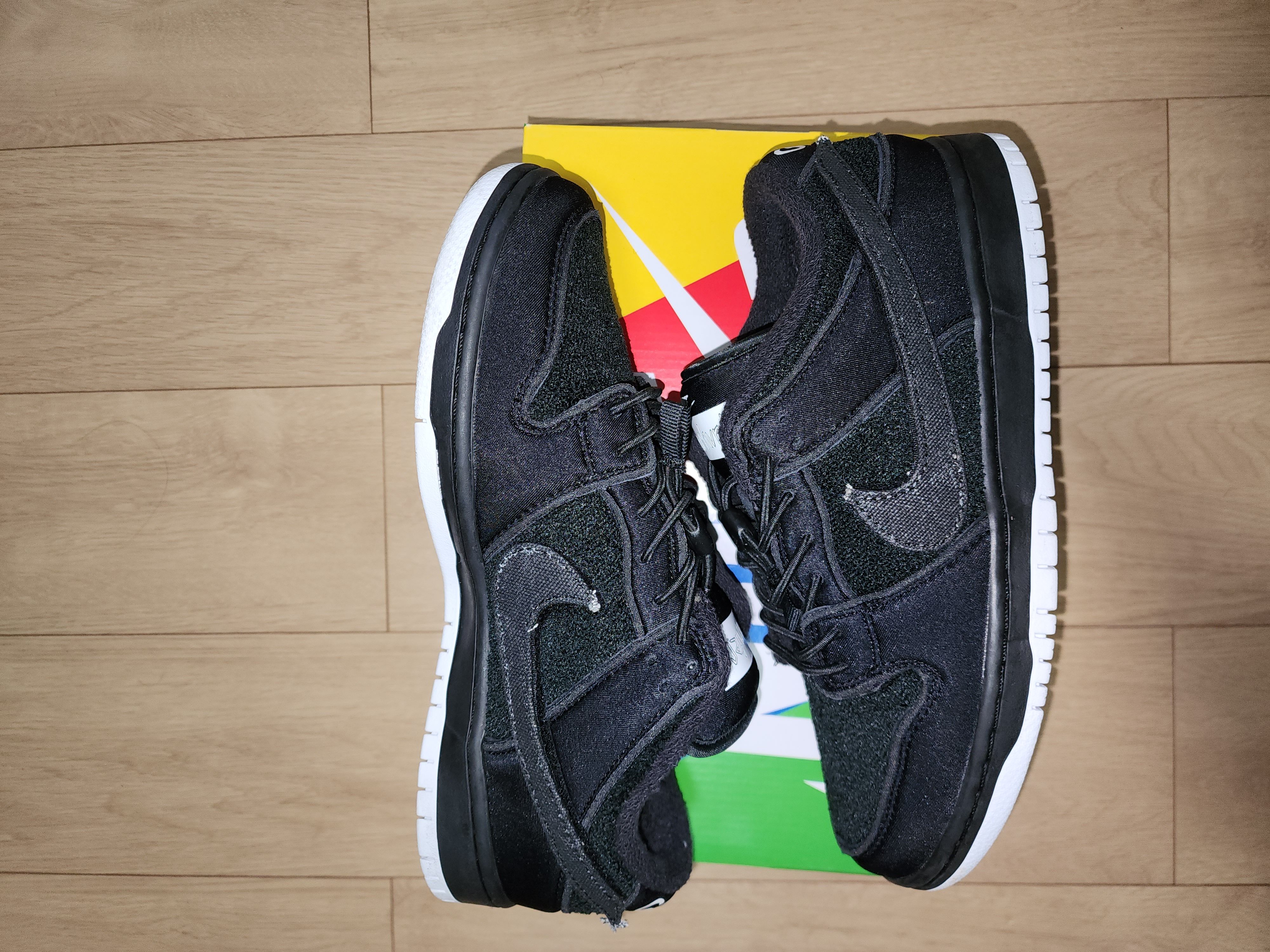 Gnarhunters × Nike SB Dunk Low "Black/White"