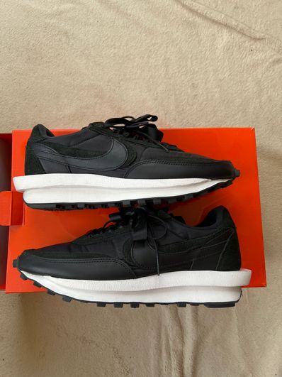 sacai × Nike LDV Waffle "Triple Black"