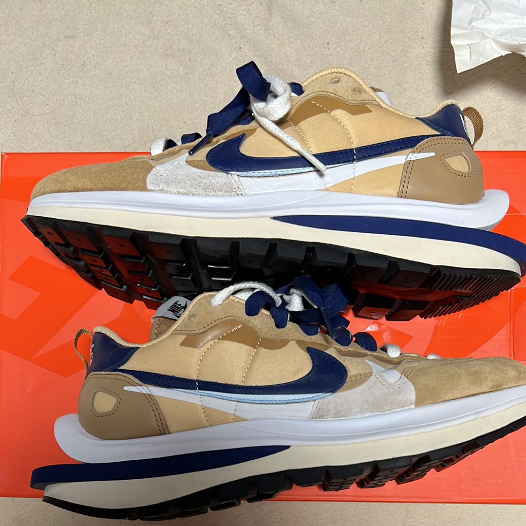 Sacai × Nike Vapor Waffle "Sesame And Blue Void"