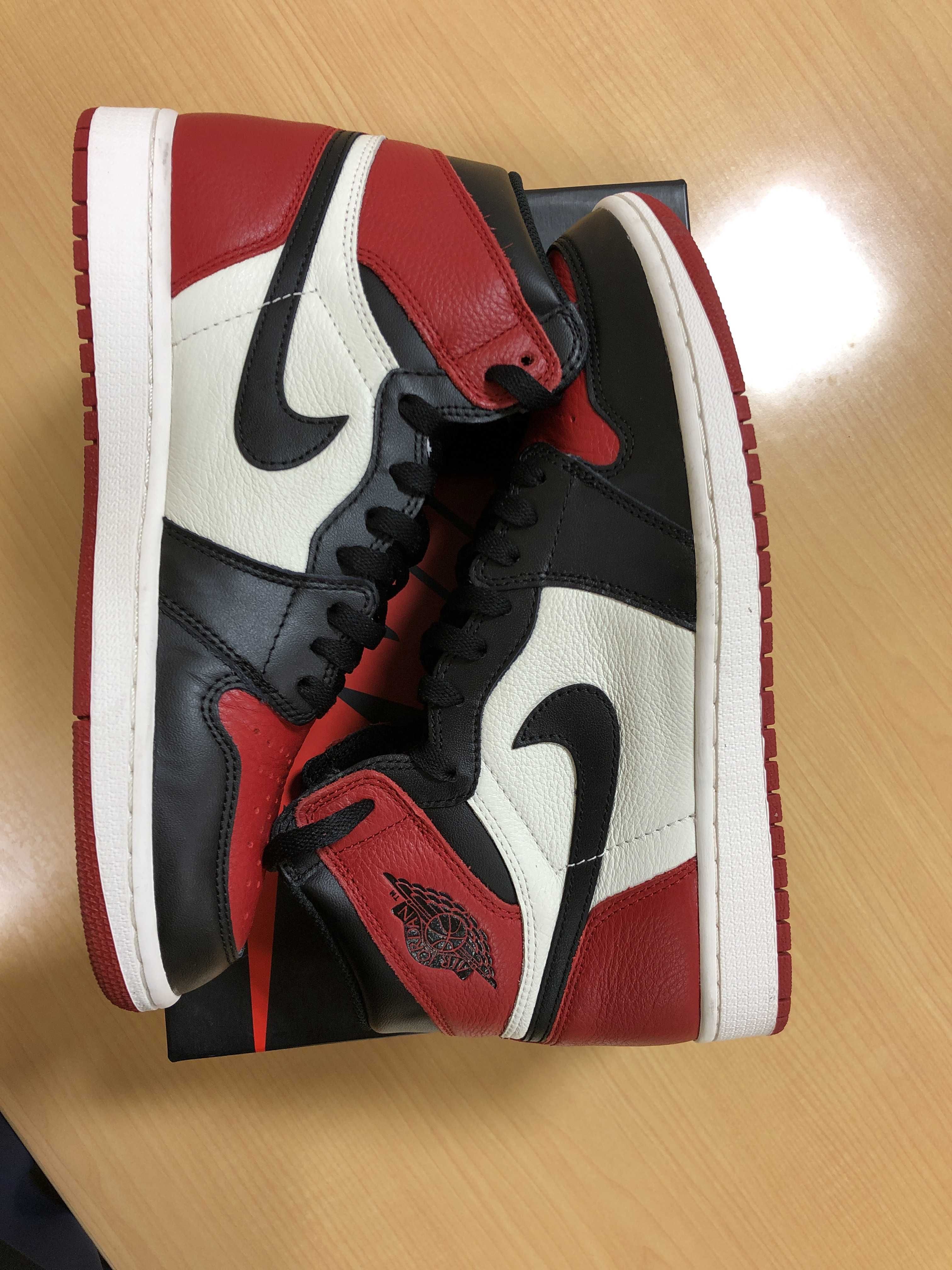 Nike Air Jordan 1 Retro High OG "Bred Toe"