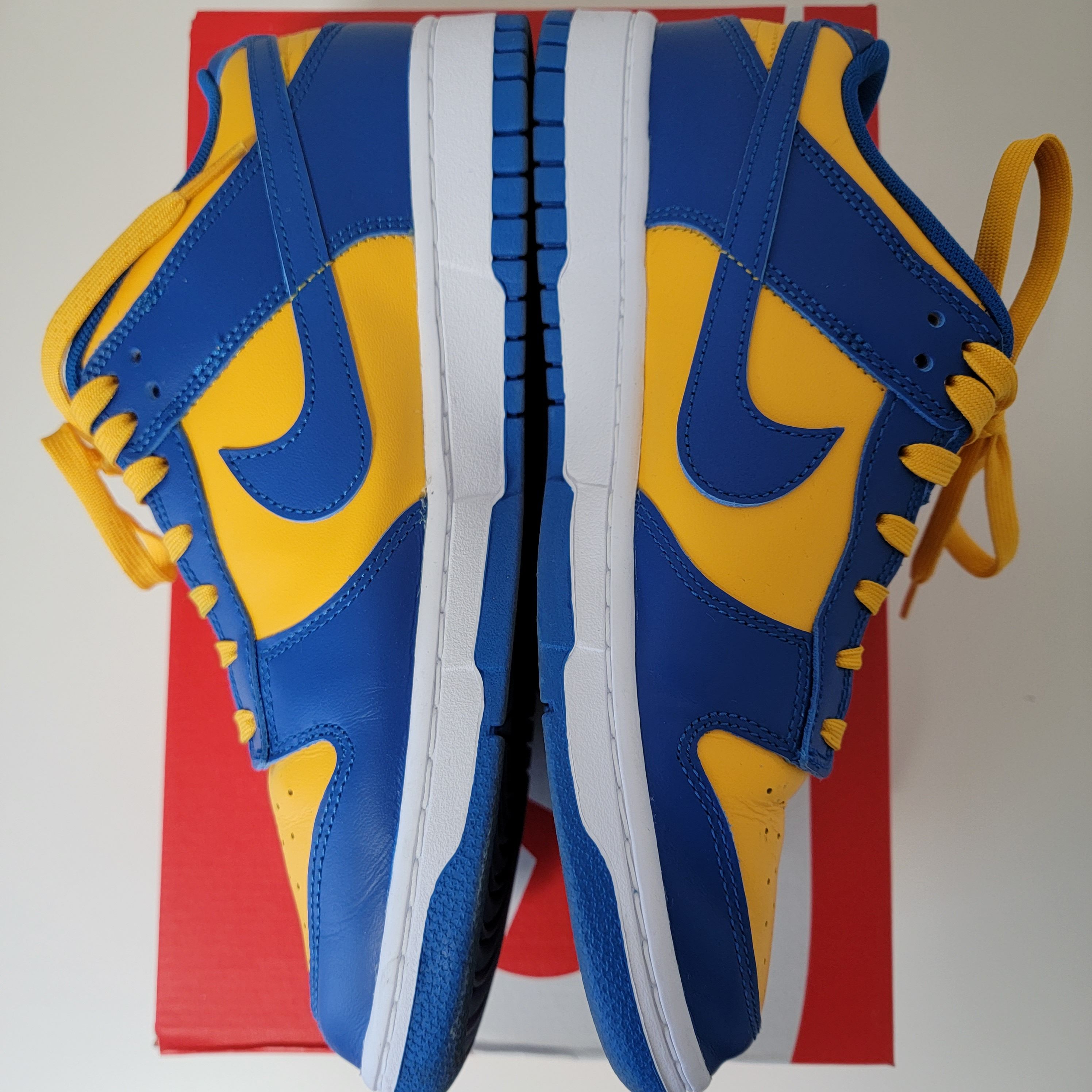 Nike Dunk Low "Blue Jay and University Gold"