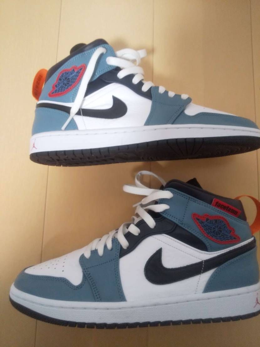 FACETASM × Nike Air Jordan 1 Mid "White/Navy"