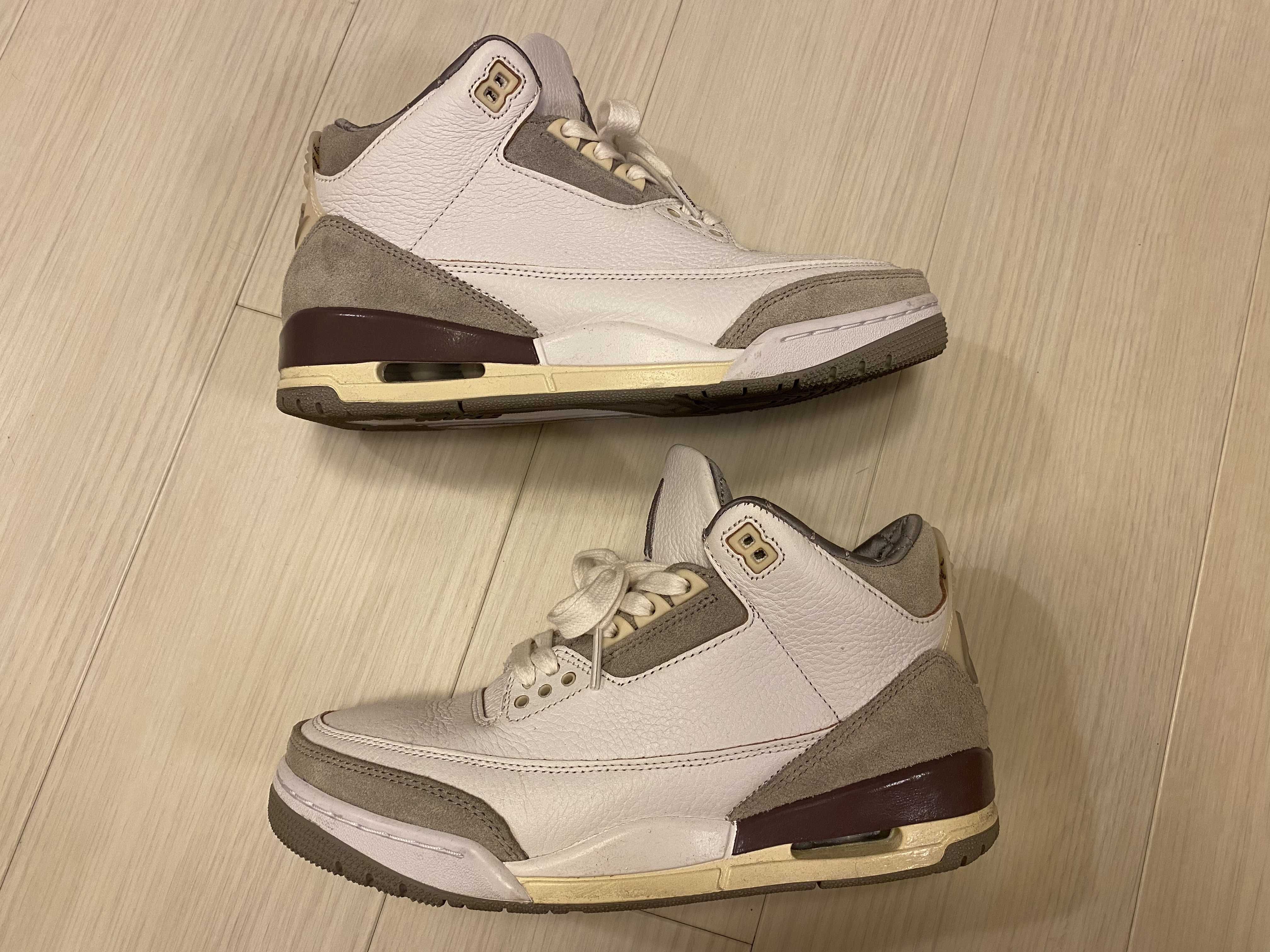 A Ma Maniere × Nike Women's Air Jordan 3 Retro SP "White/Medium Grey Violet Ore"