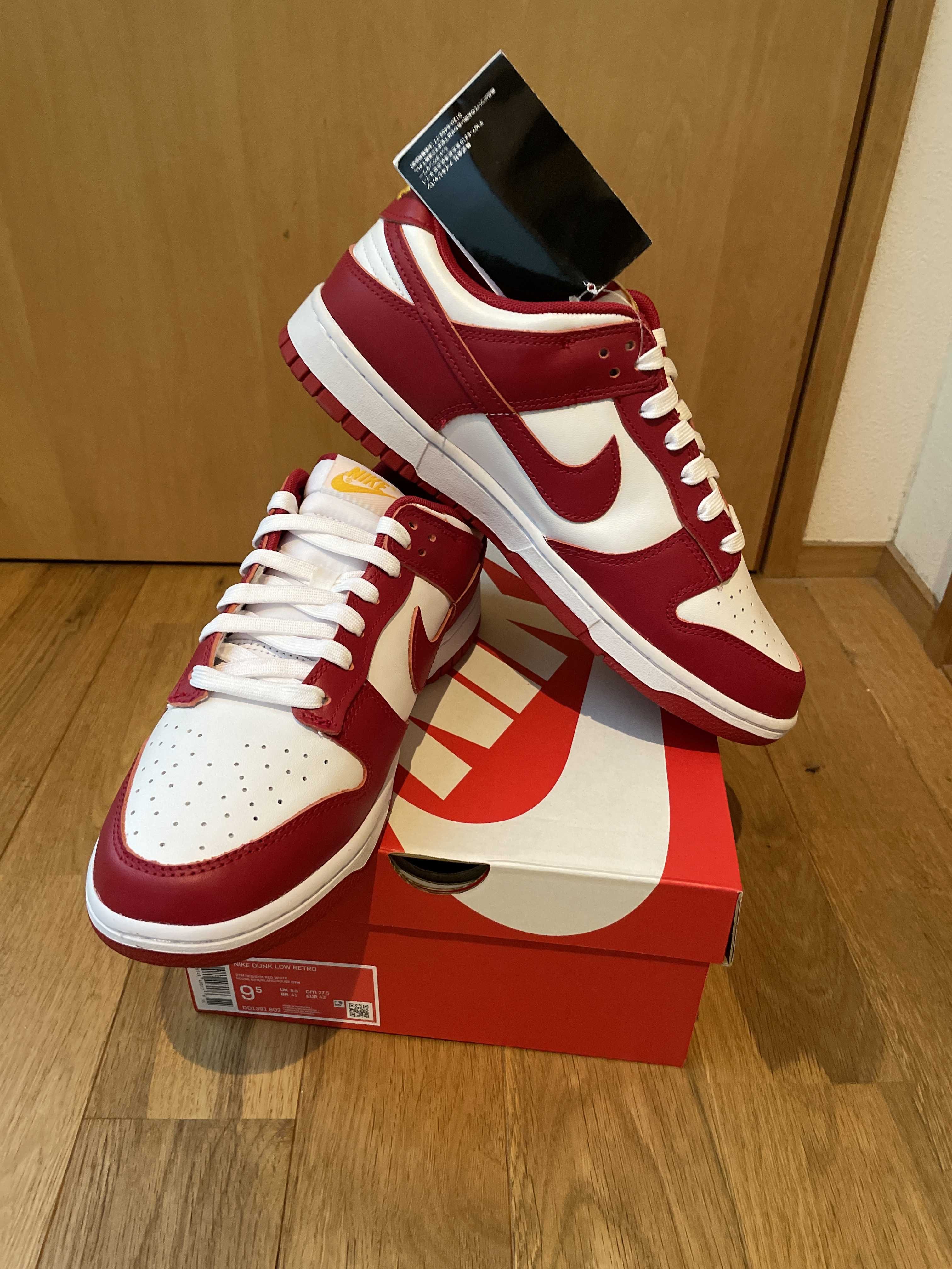 Nike Dunk Low "Gym Red"