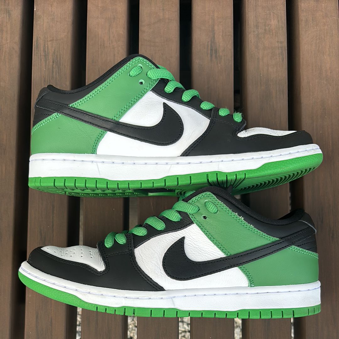 Nike SB Dunk Low Pro "Black and Classic Green"