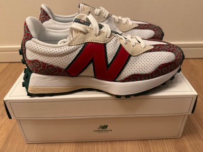 Casablanca × New Balance 327 "Red Monogram"