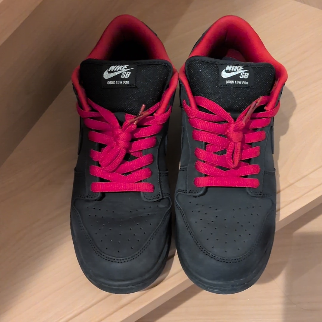 Supreme × Nike SB Dunk Low "Black" (25FW Week2)