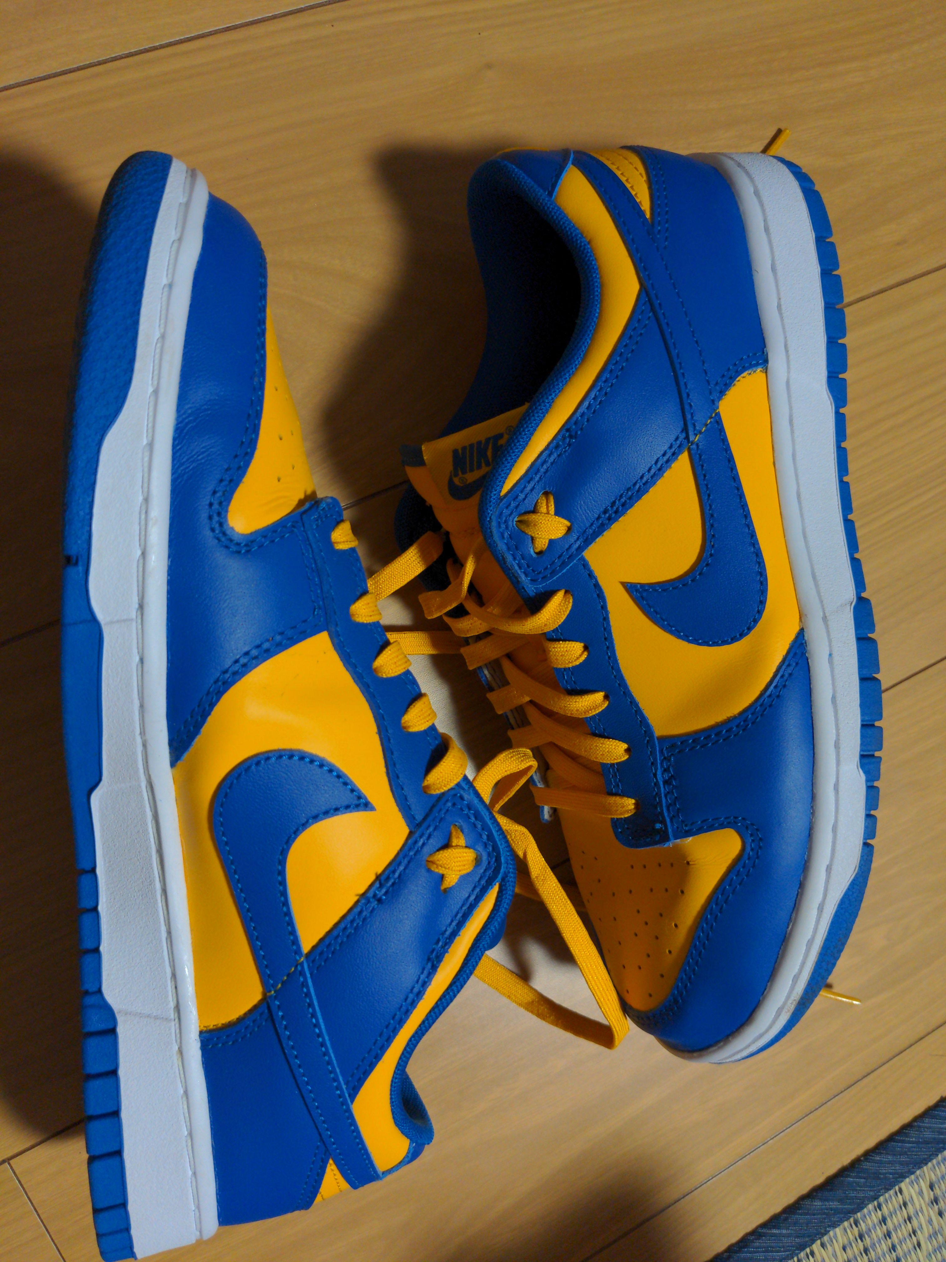 Nike Dunk Low "Blue Jay and University Gold"