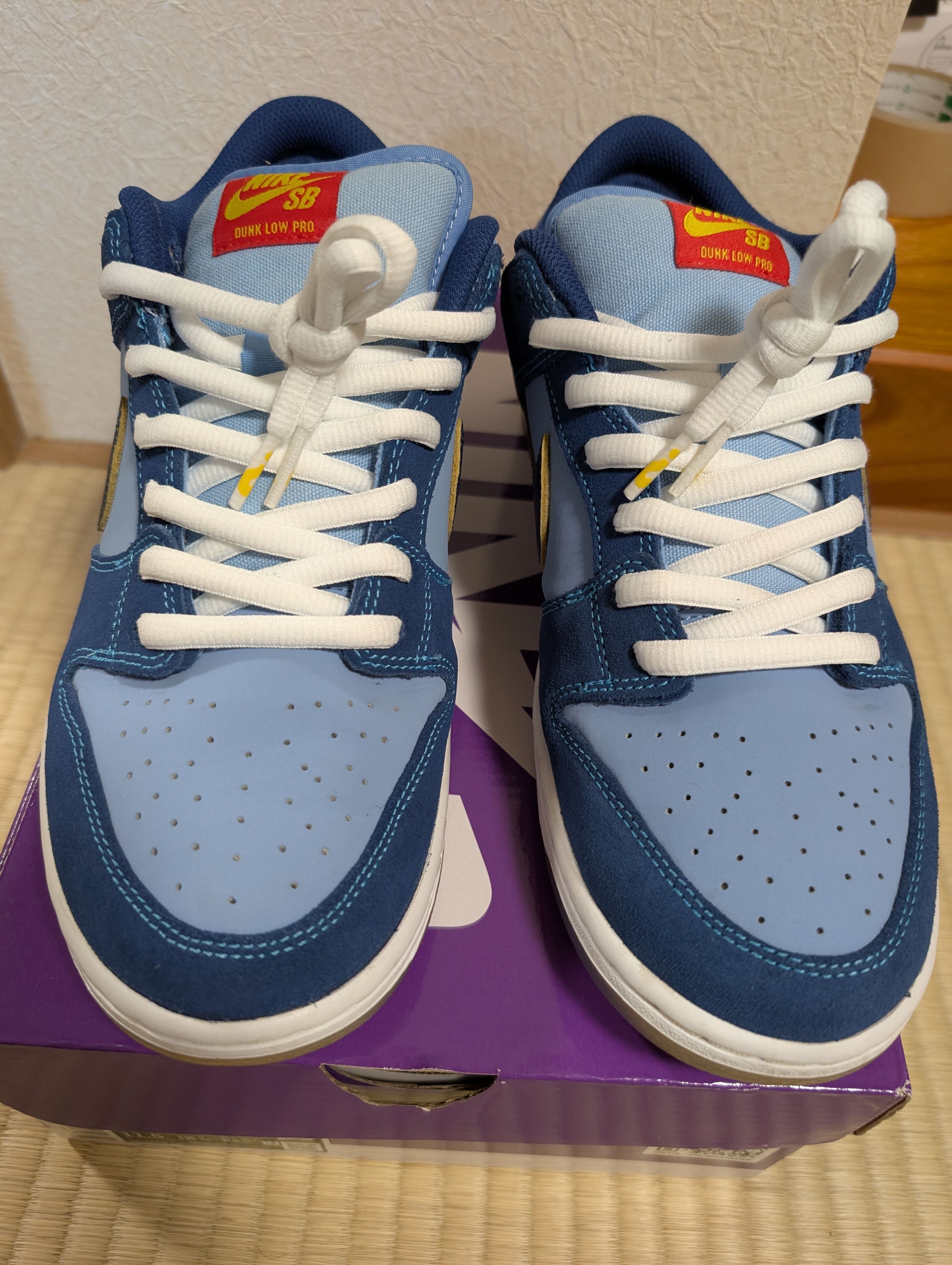 Why So Sad? × Nike SB Dunk Low "Coastal Blue/Speed Yellow-University Red"