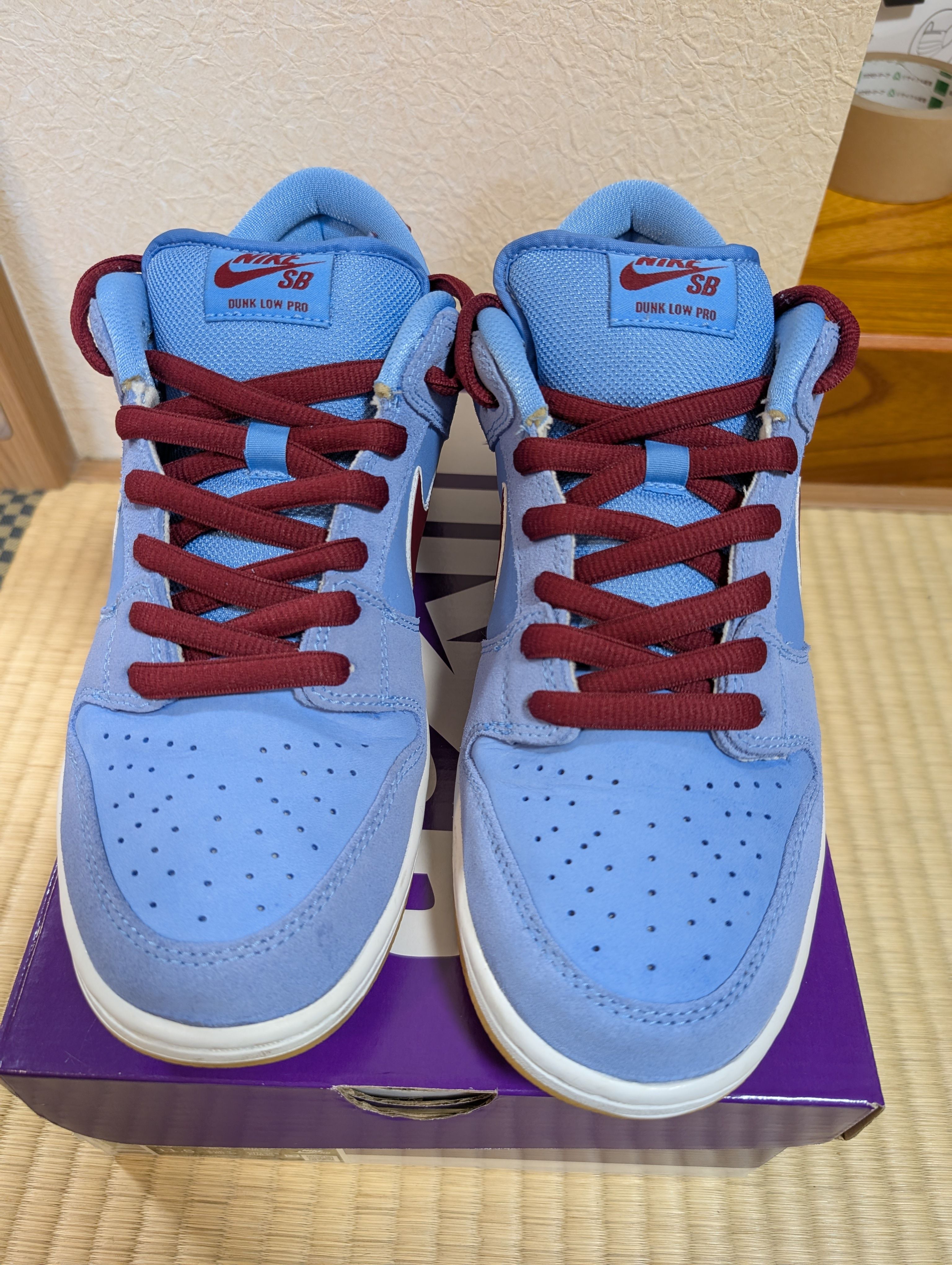 Nike SB Dunk Low Pro "Philadelphia Phillies/Valor Blue and Team Maroon"