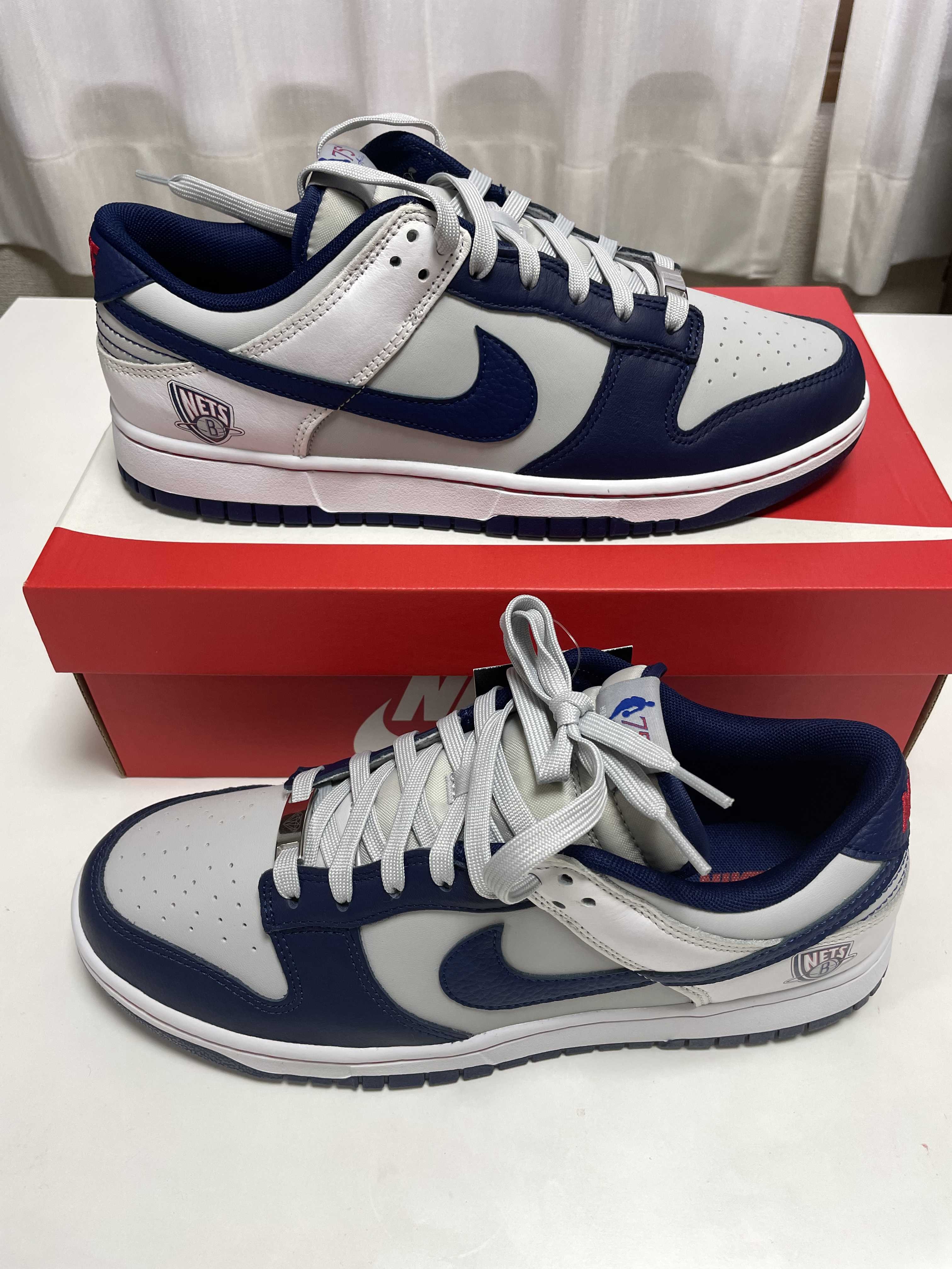 NBA × Nike Dunk Low EMB 75th Anniversary "Nets"