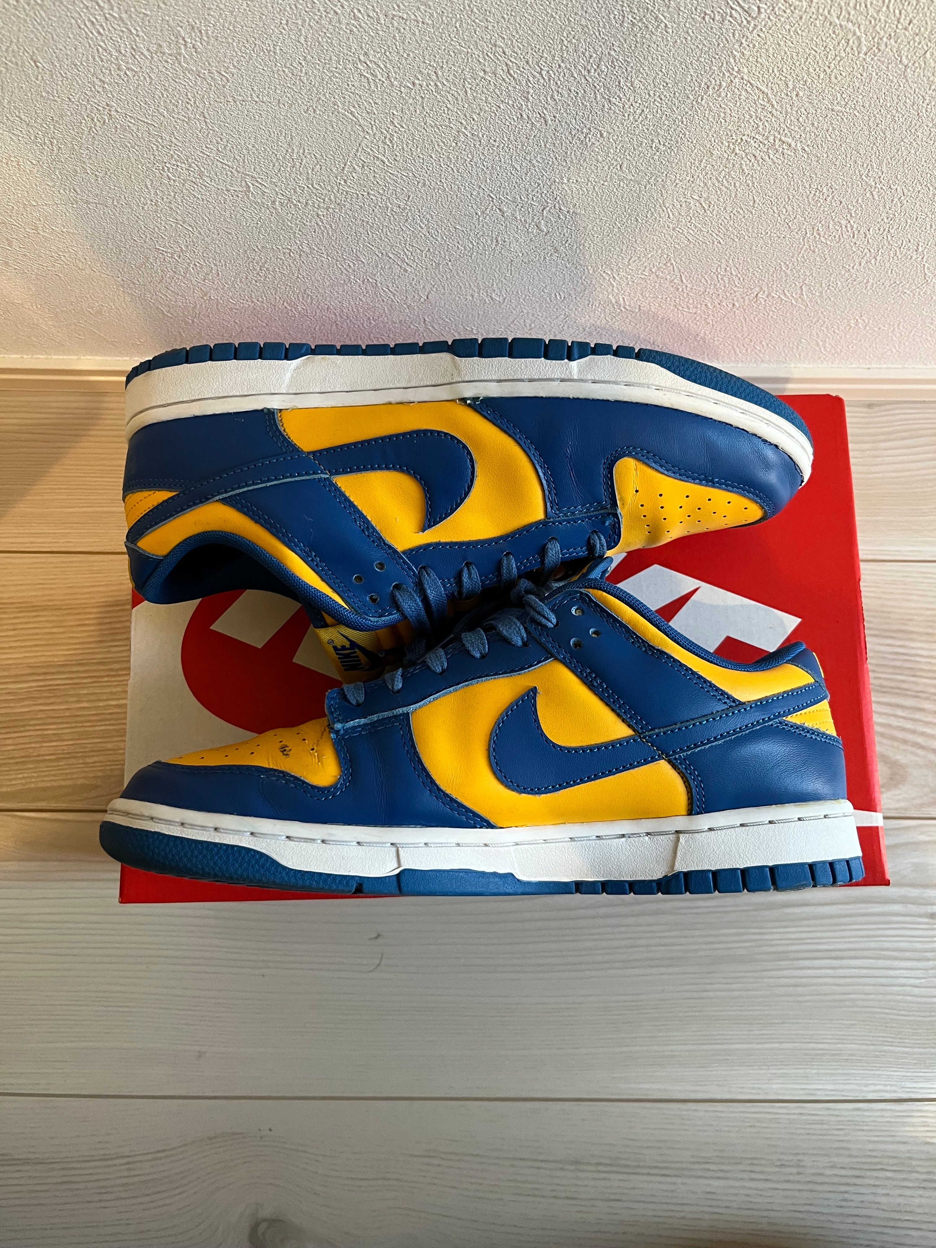 Nike Dunk Low "Blue Jay and University Gold"