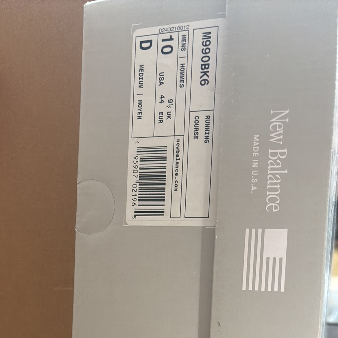 ニューバランス 990V6 "ブラック" (ヒールロゴ USA)