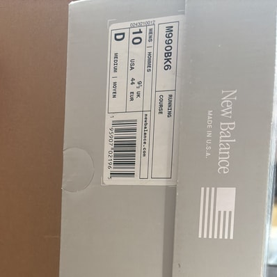 New Balance 990V6 "Black" (Heel Flag Logo)