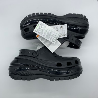 Crocs Classic Mega Crush Clog "Black"