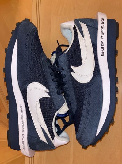 Fragment × sacai × Nike LD Waffle "Blackended Blue"
