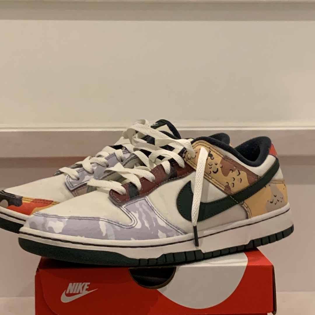 Nike Dunk Low "Sail Multi Camo"