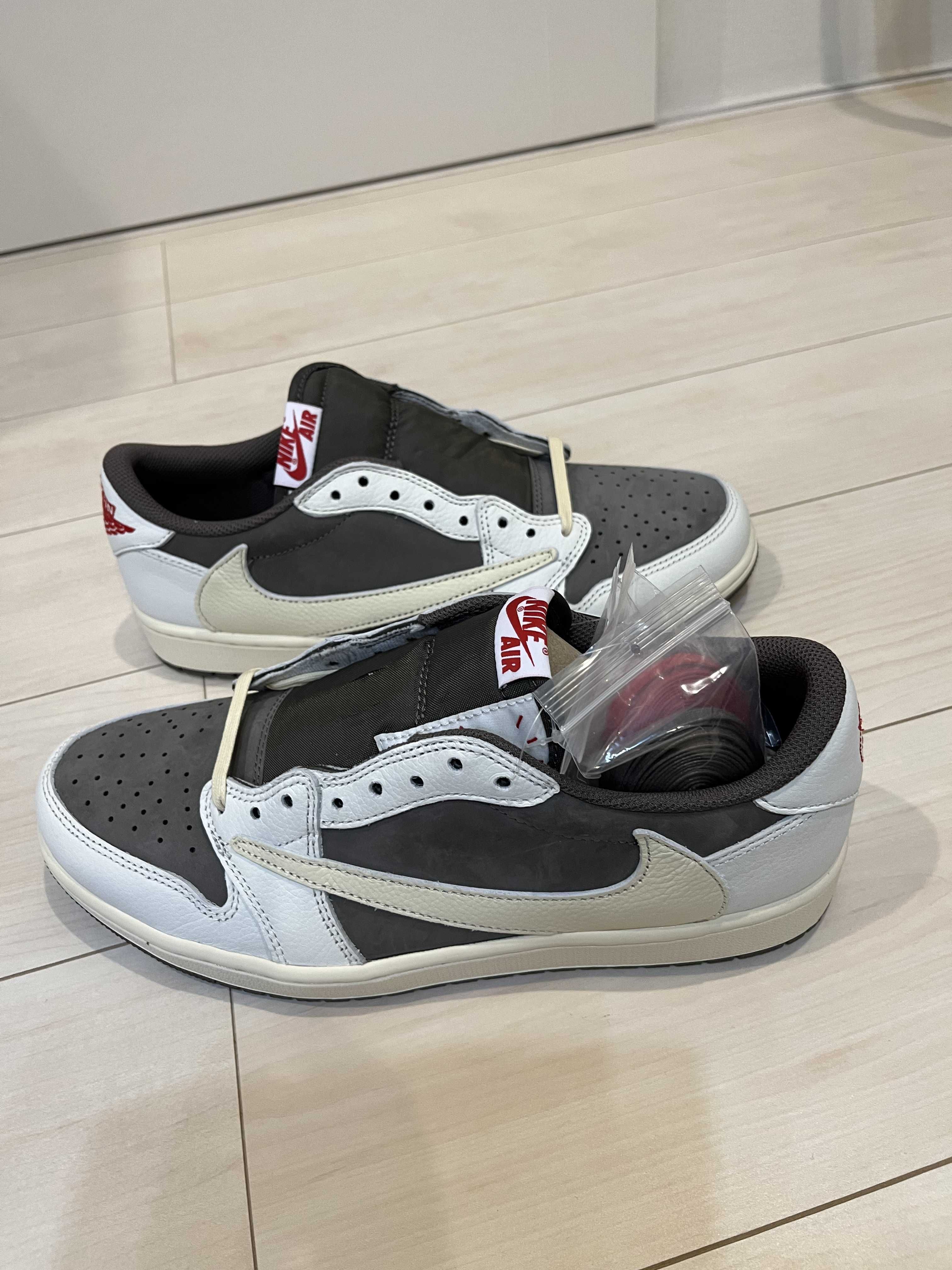 Travis Scott × Nike Air Jordan 1 Low OG SP "Reverse Mocha/Sail and Ridgerock"