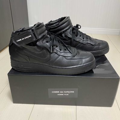 COMME des GARCONS × NIKE AIR FORCE 1 MID "BLACK"