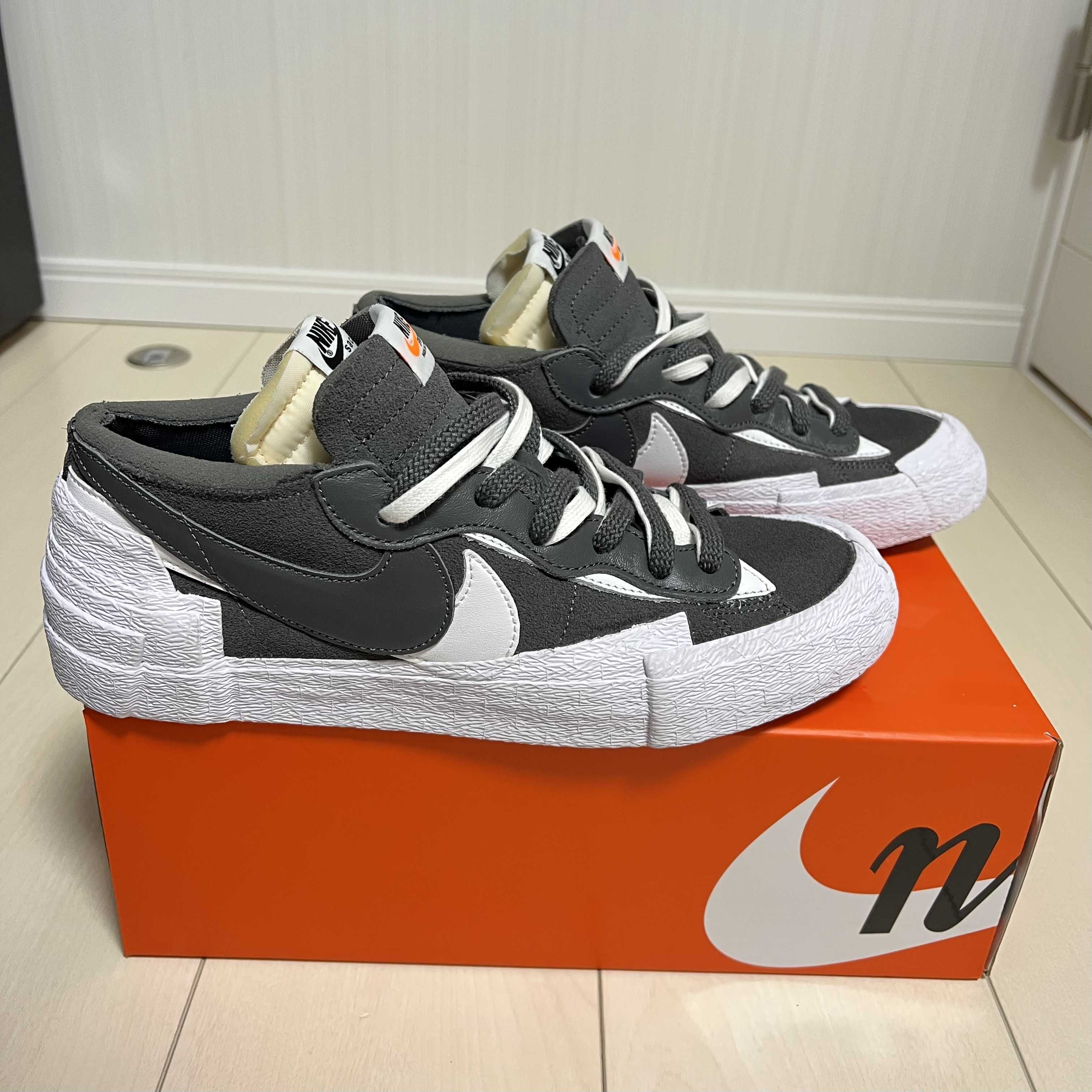 Sacai × Nike Blazer Low "Iron Grey"