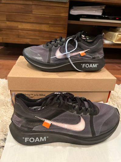 Off-White × Nike Zoom Fly "Black"