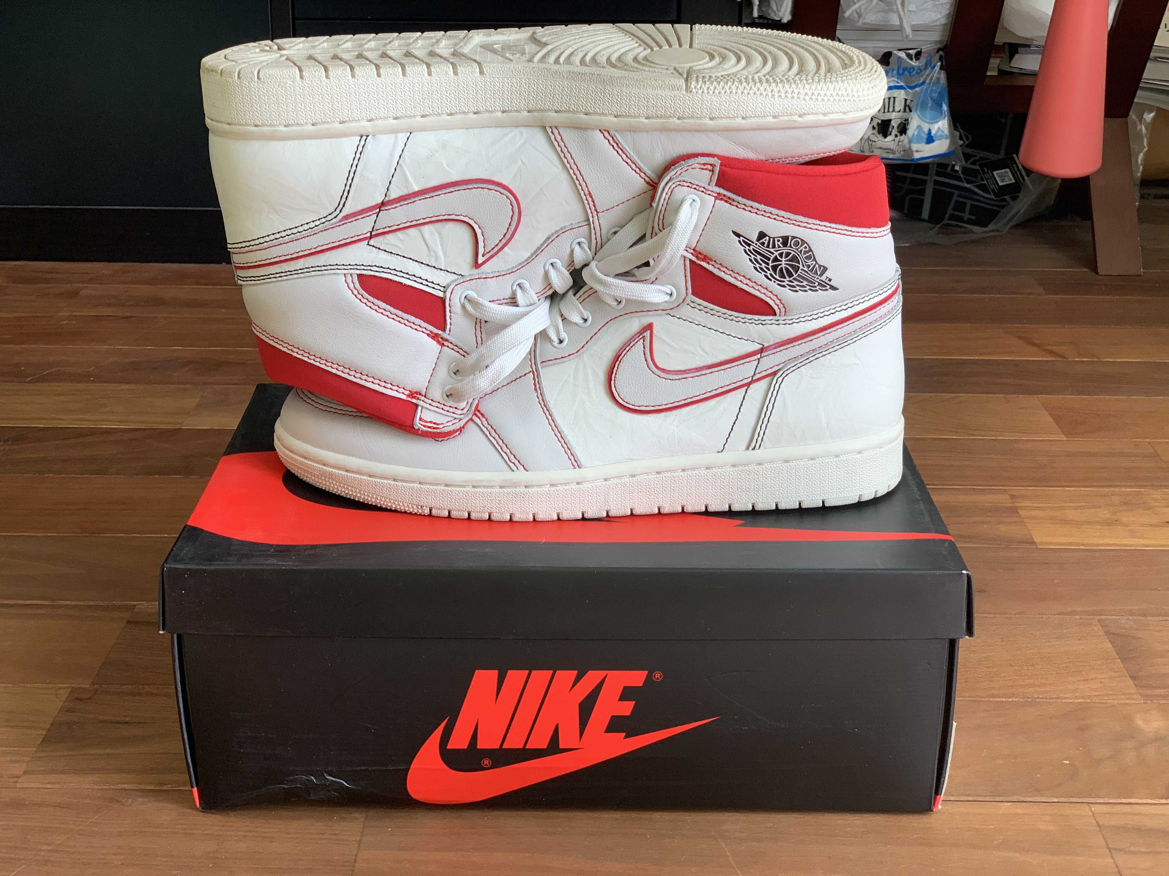 Nike Air Jordan 1 Retro High OG "Sail/University Red"     