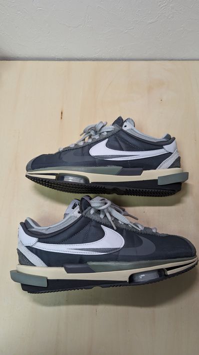 sacai × Nike Zoom Cortez "Iron Grey"