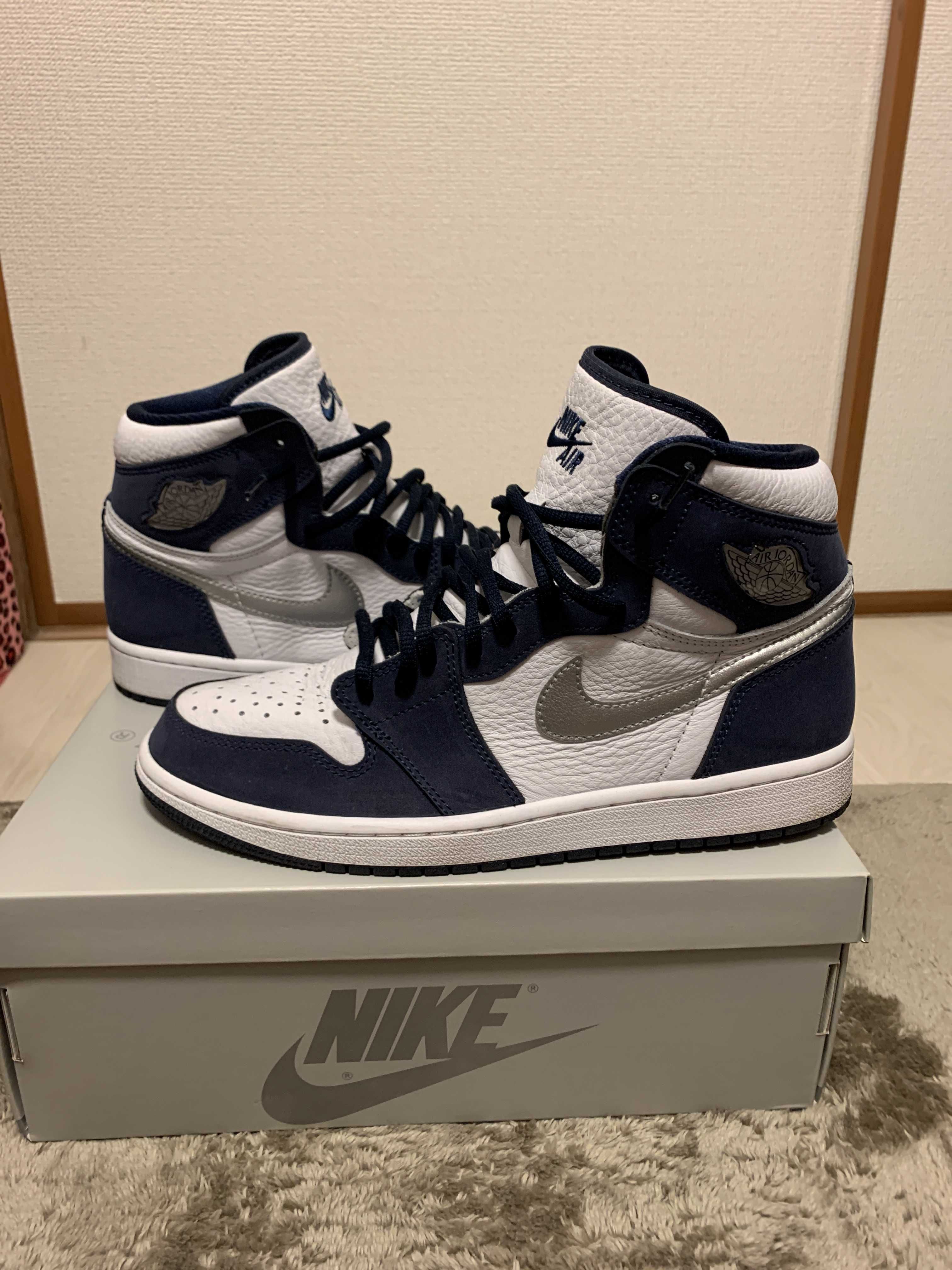 Nike Air Jordan 1 High OG CO.JP "White/Midnight Navy" (2020)(ブリーフケースなし)