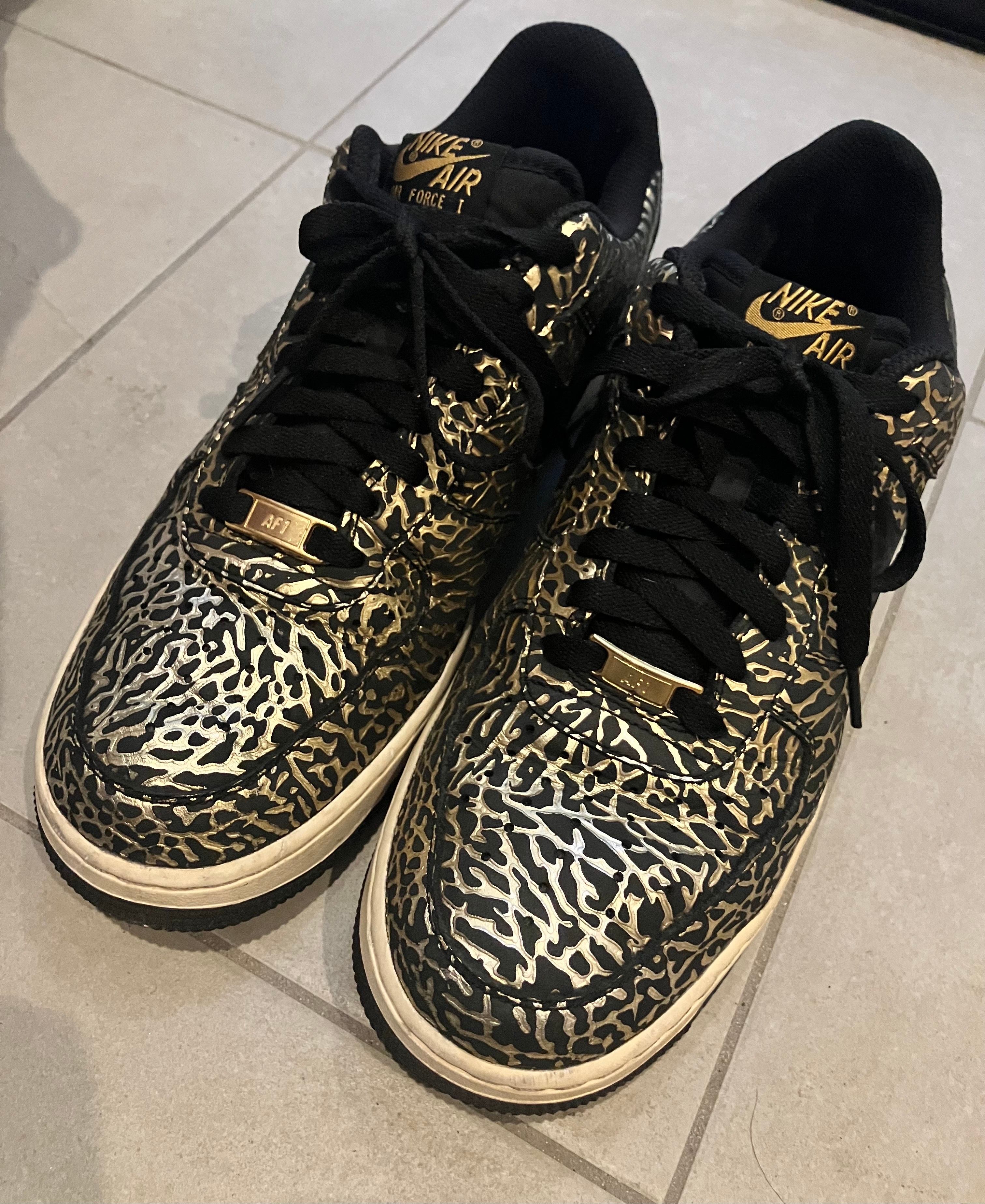 Nike Air Force 1 Low "Metallic Gold/Black/White"