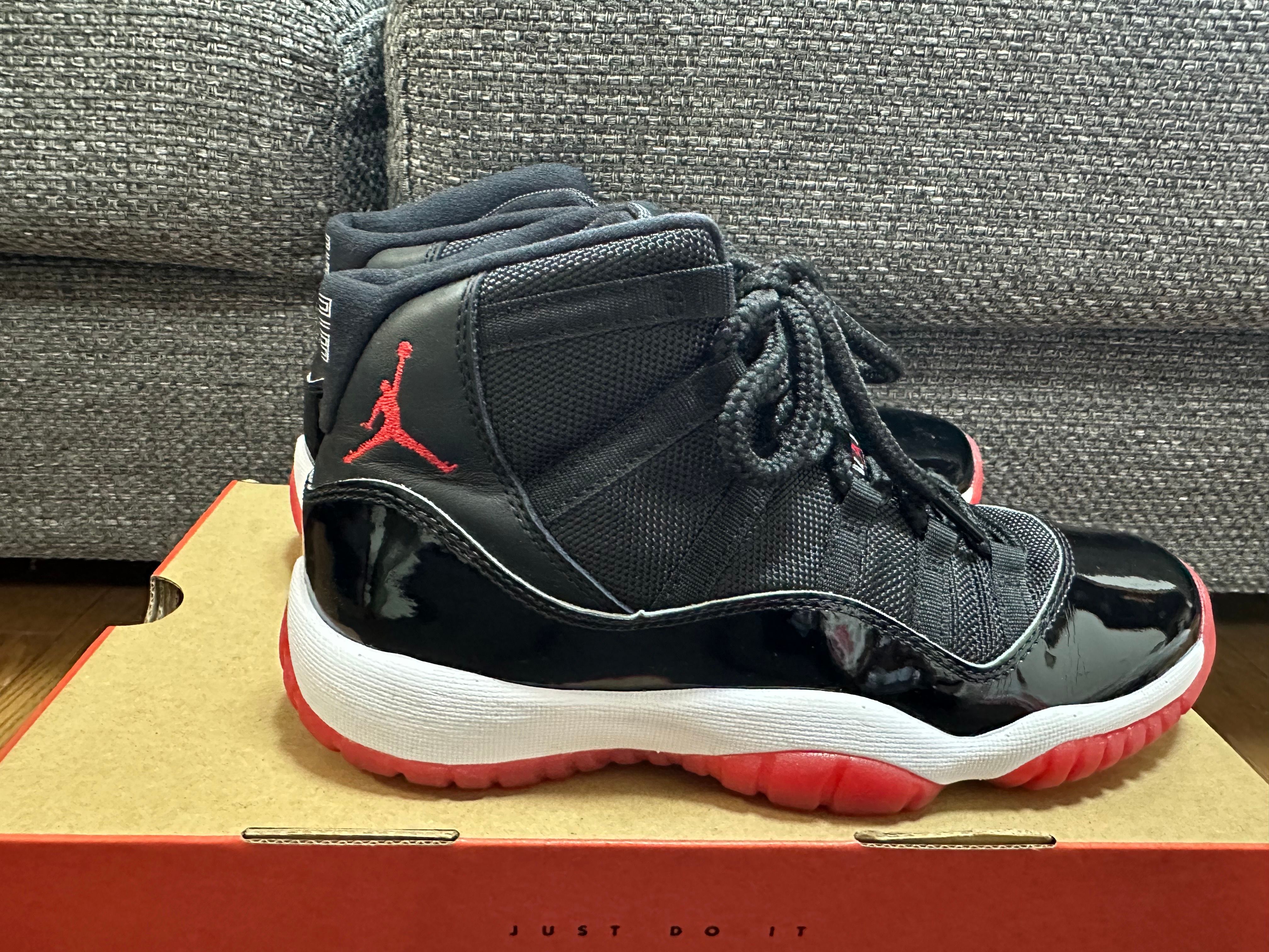 NIKE AIR JORDAN 11 RETRO GS "BRED"