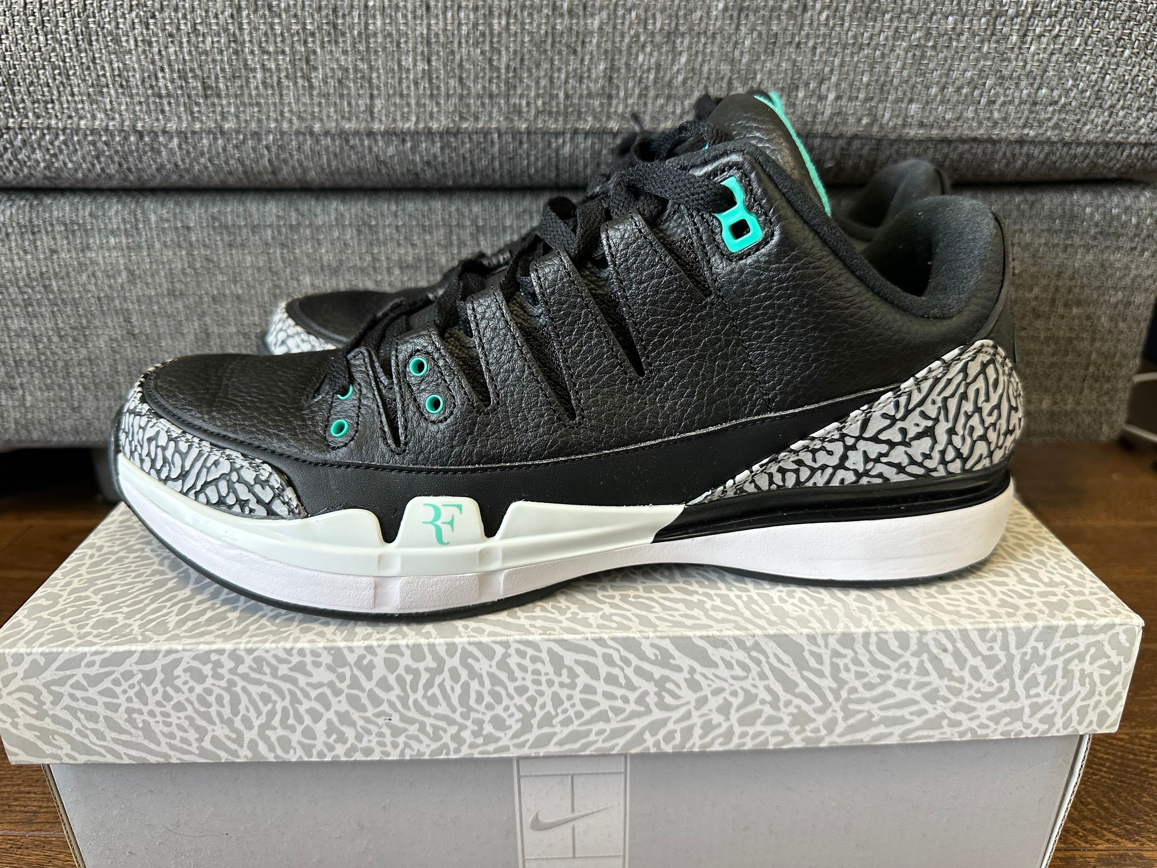 atmos × Nike Zoom Vapor AJ3 "Elephant/Safari"