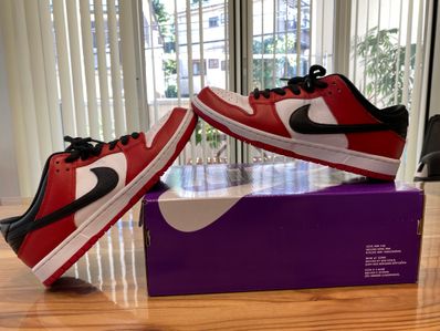 Nike SB Dunk Low Pro "J-Pack Chicago/Varsity Red and White"