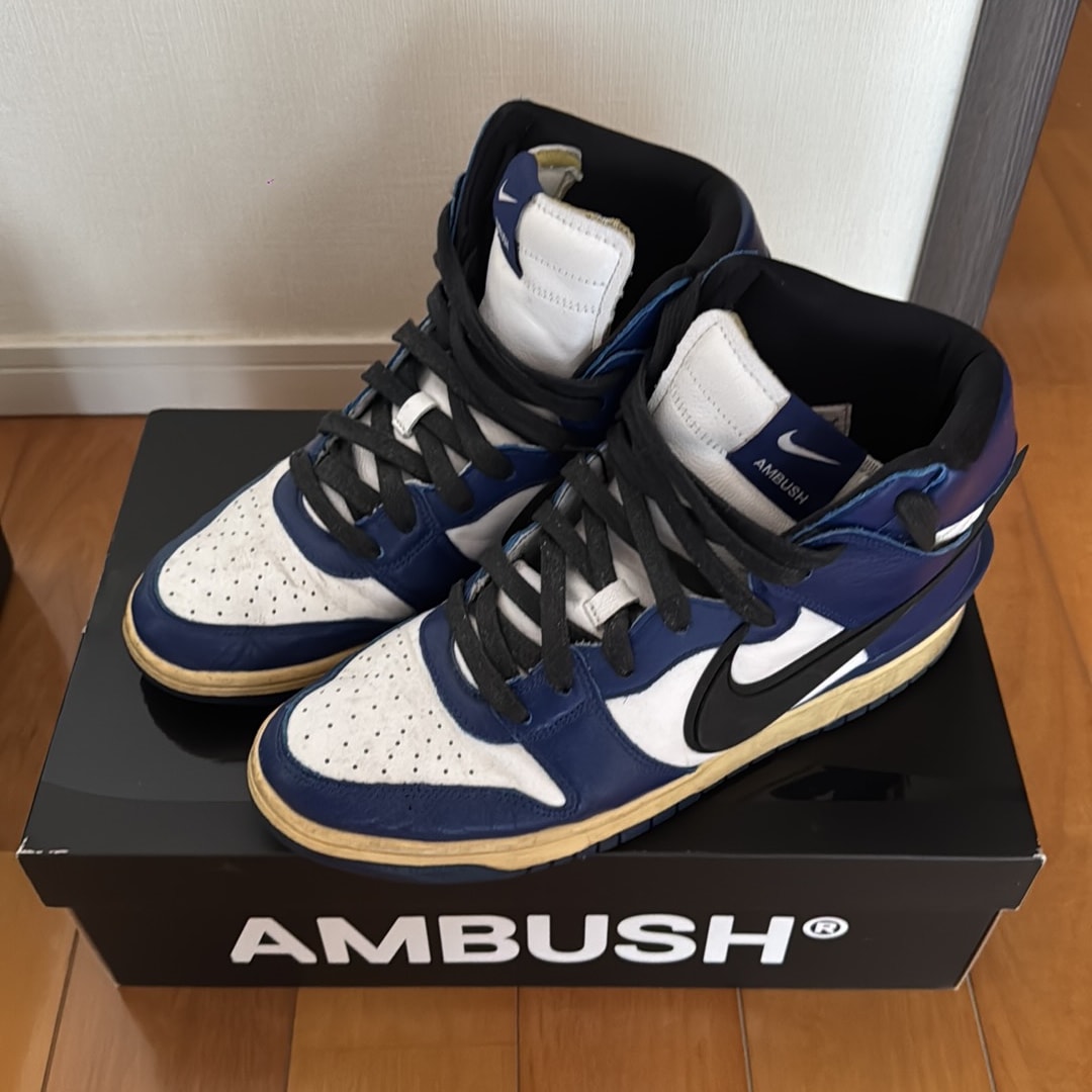 Ambush × Nike Dunk High "Deep Royal"