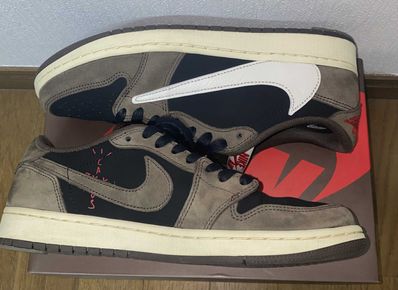 Travis Scott × Nike Air Jordan 1 Low OG SP-T "Black/Dark Mocha"