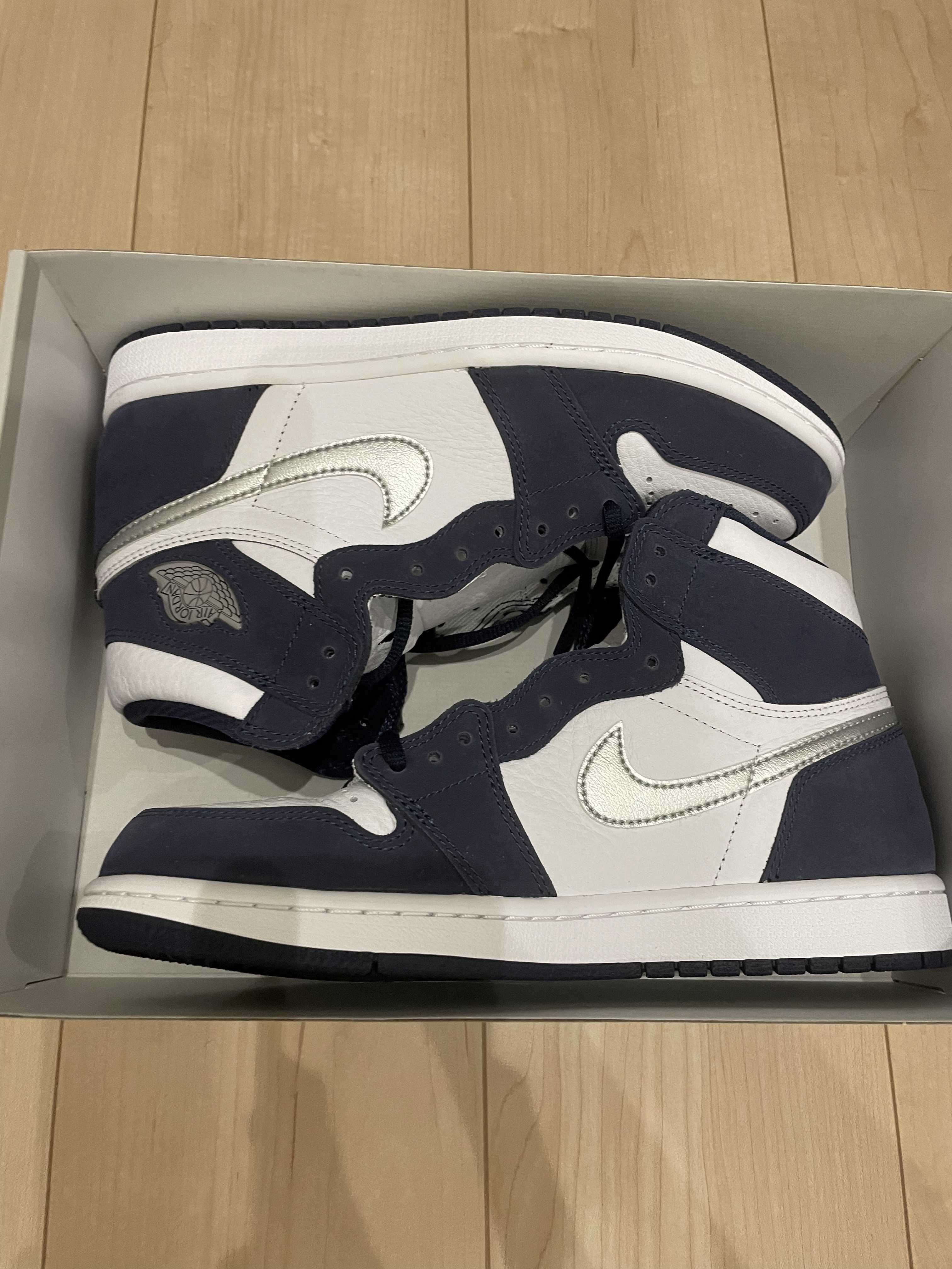 Nike Air Jordan 1 High OG CO.JP "White/Midnight Navy" (2020)(ブリーフケースなし)