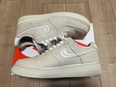 Stussy × Nike Air Force 1 Low "Fossil Stone"