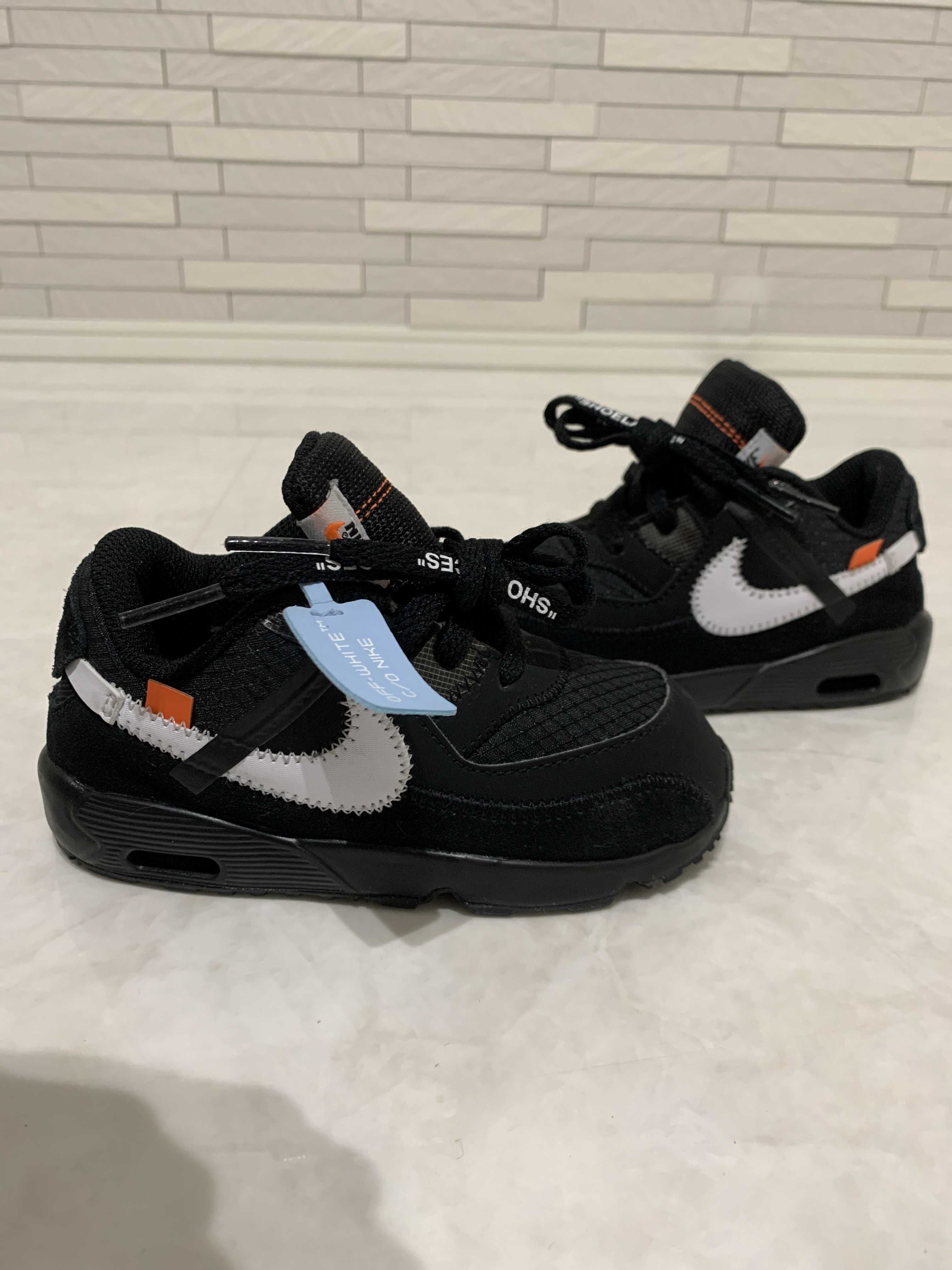Off-White × Nike TD Air Max 90 "Black"