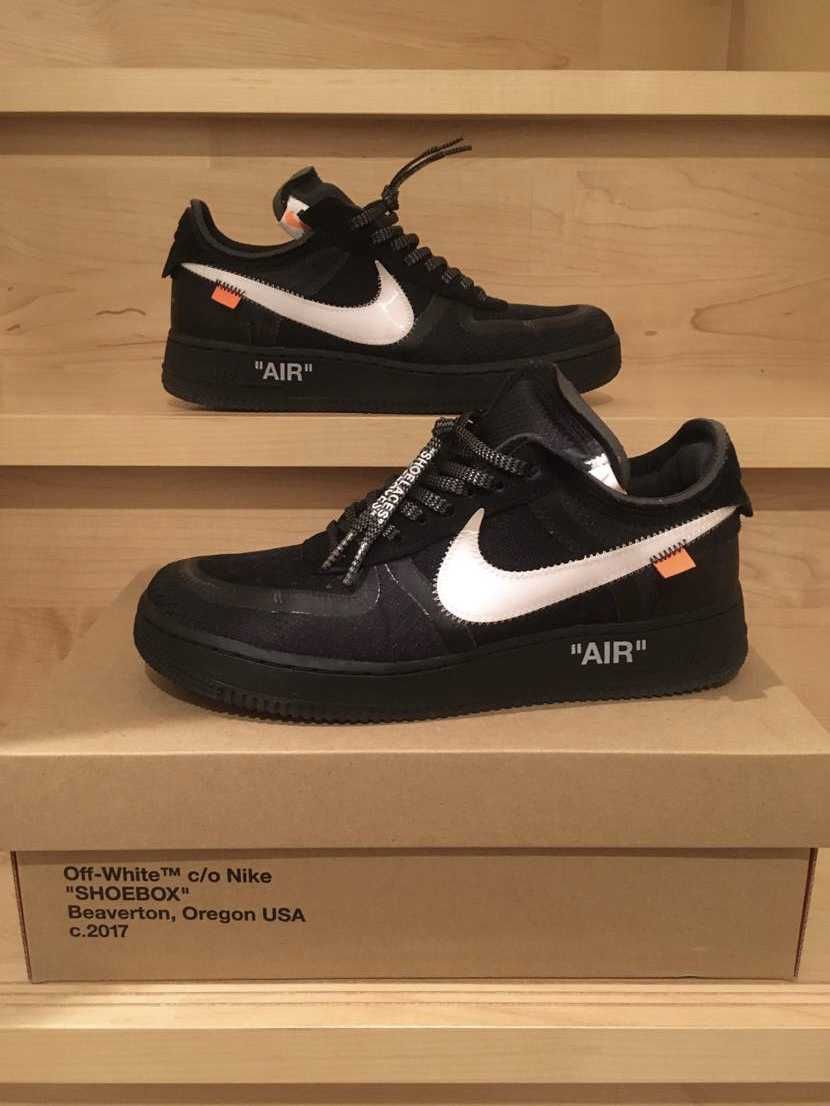Off-White × Nike Air Force 1 Low "Black"