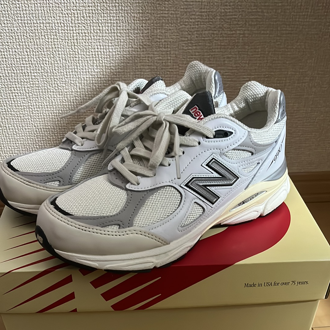 New Balance 990V3 "Sea Salt/Rain Cloud"