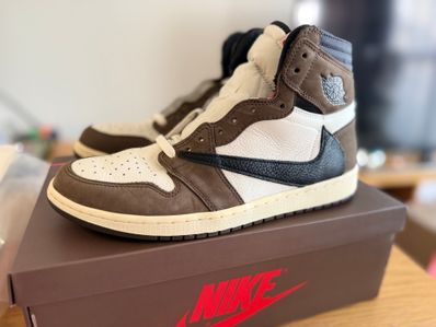 Travis Scott × Nike Air Jordan 1 Retro High OG TS SP "Sail/Dark Mocha"