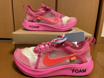Off-White × Nike Zoom Fly "Pink"