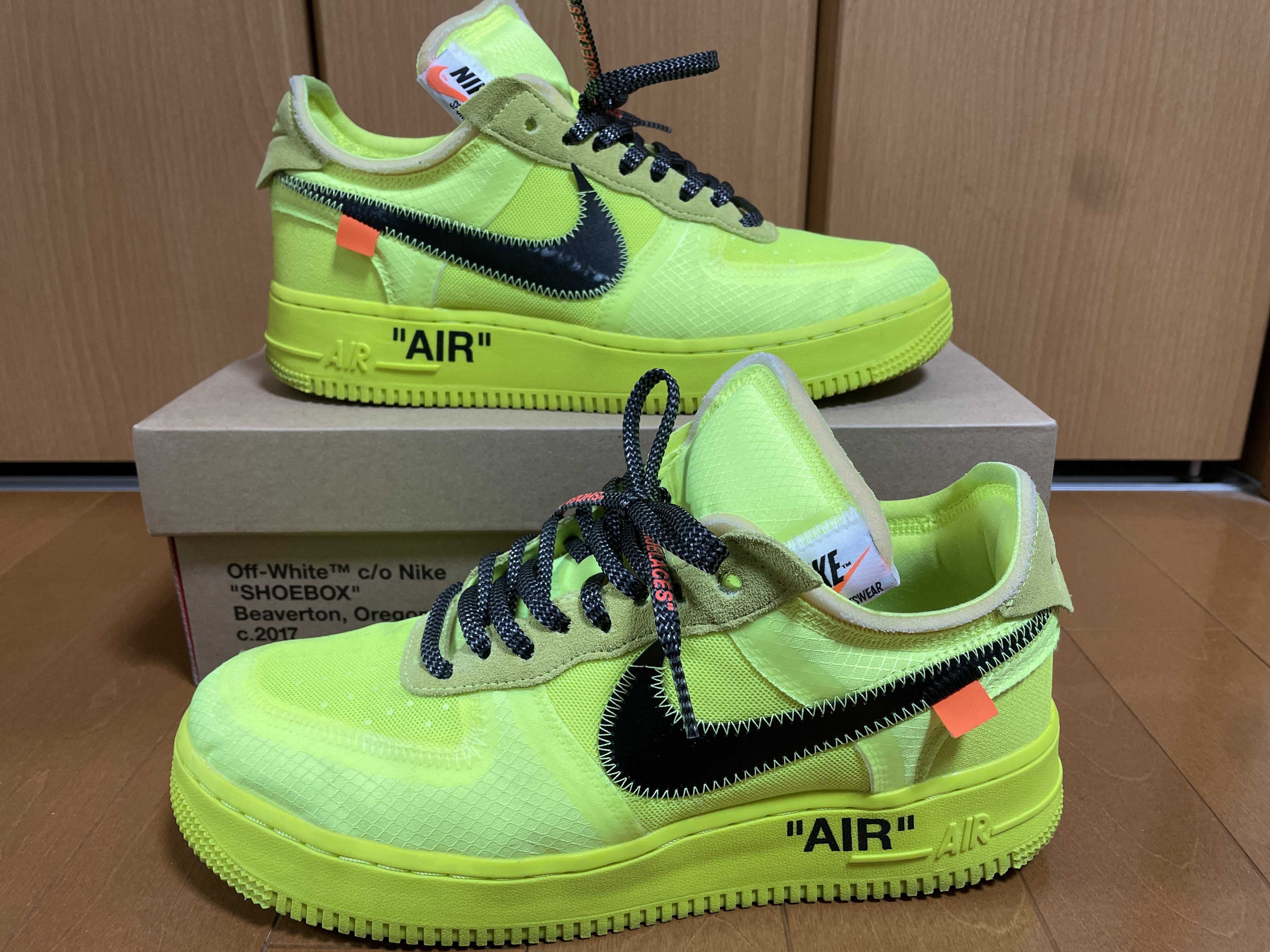 Off-White × Nike Air Force 1 Low "Volt"