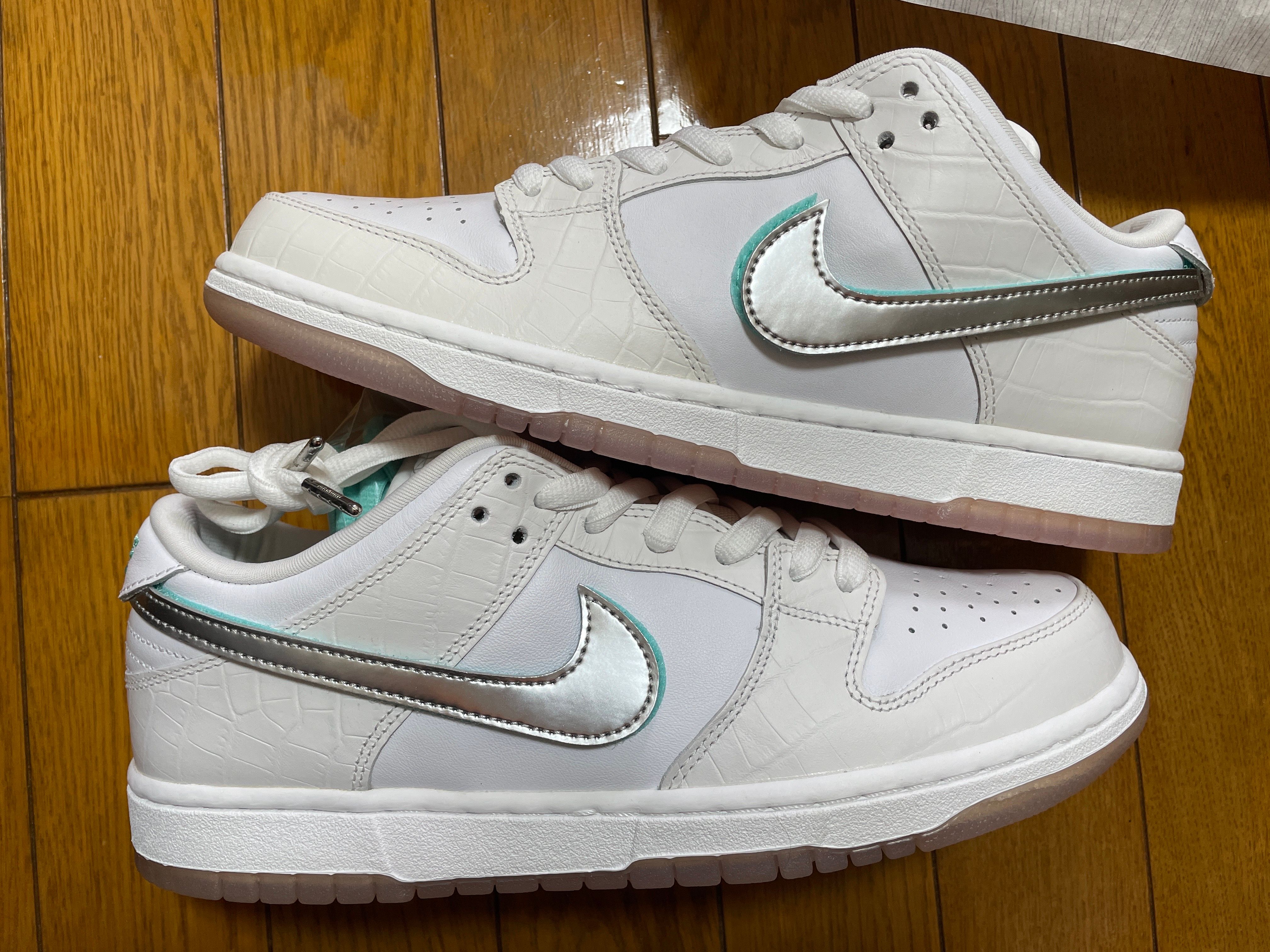 Diamond Supply Co. × Nike SB Dunk Low Pro "White"
