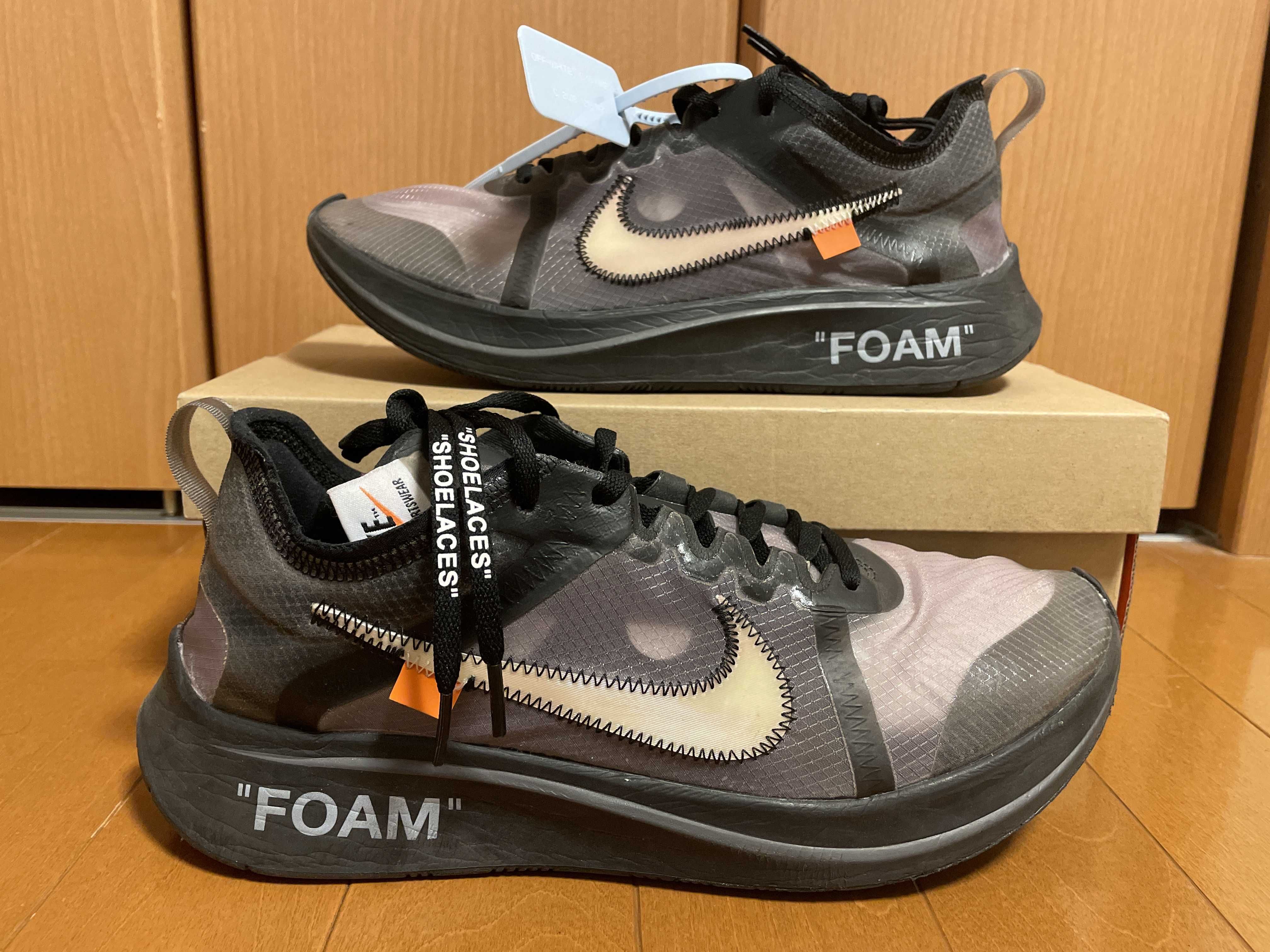 Off-White × Nike Zoom Fly "Black"